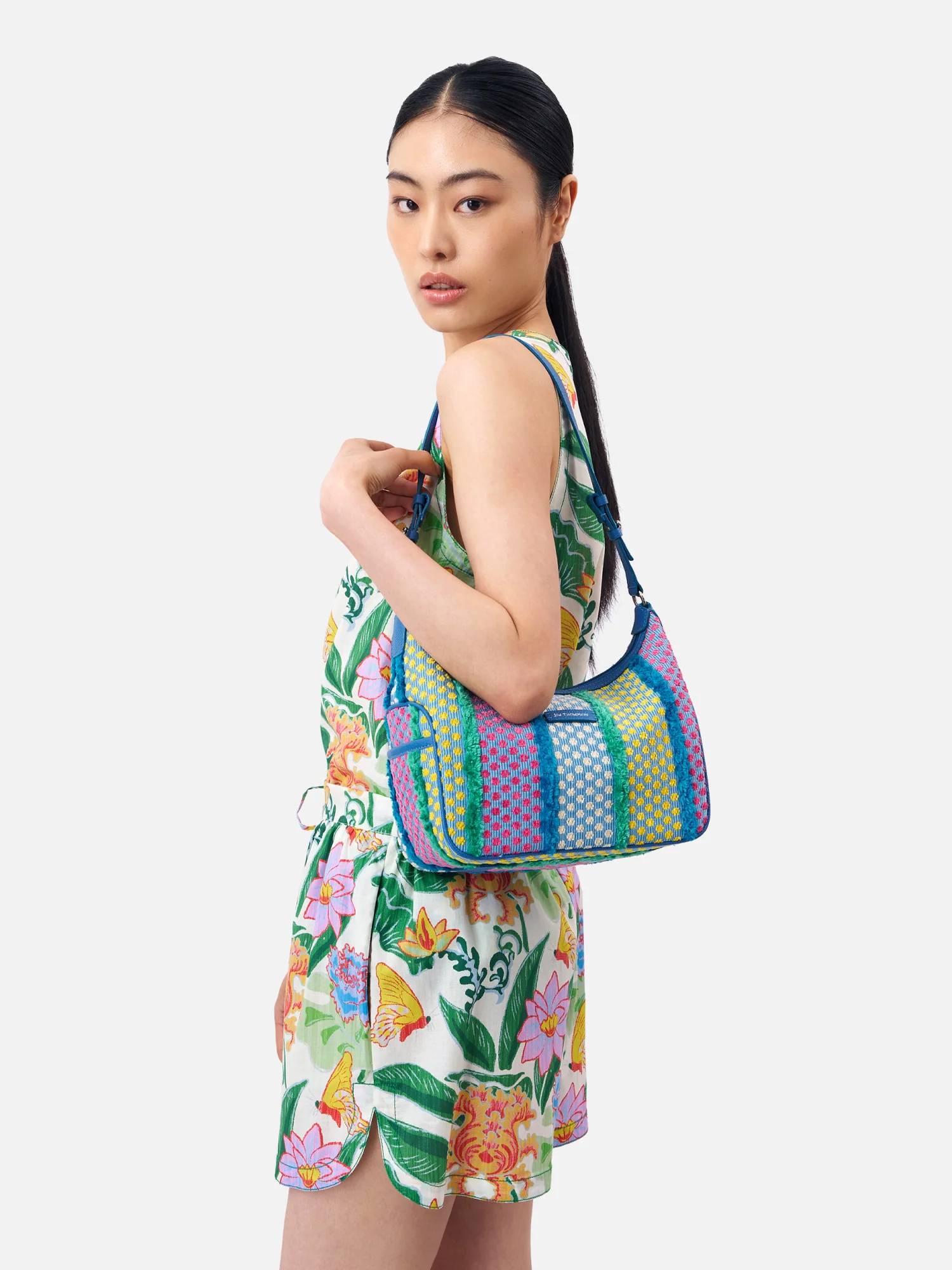 Kradumthong Chenille Ekamai Shoulder Bag - Image 2