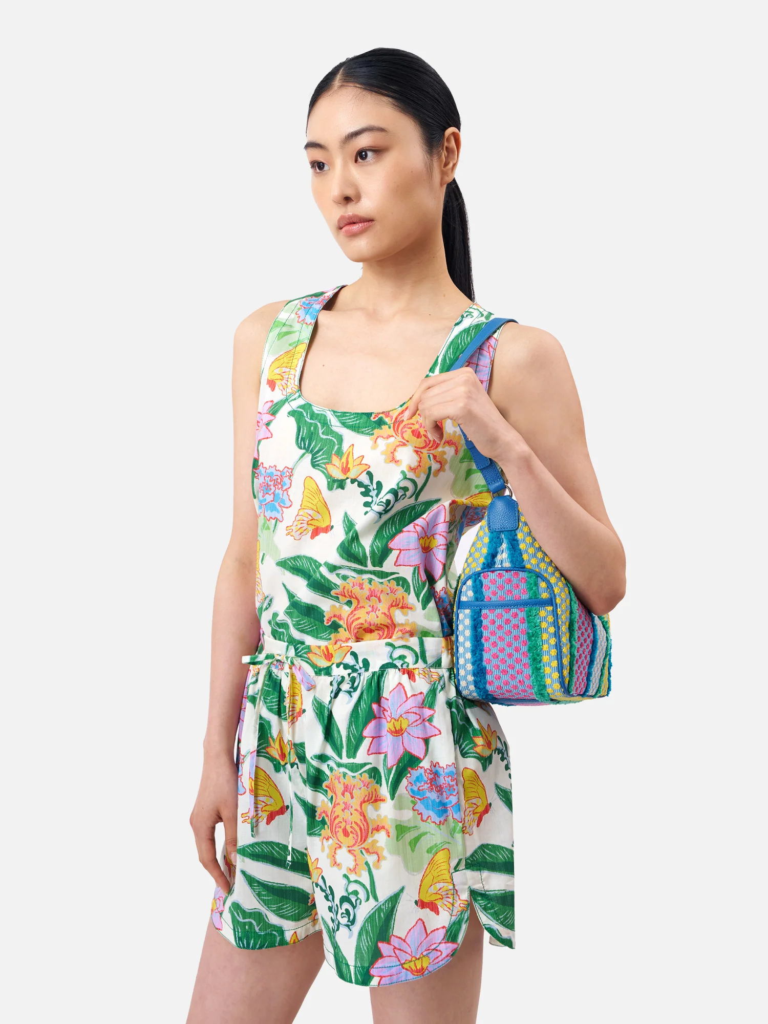Kradumthong Chenille Ekamai Shoulder Bag - Image 3