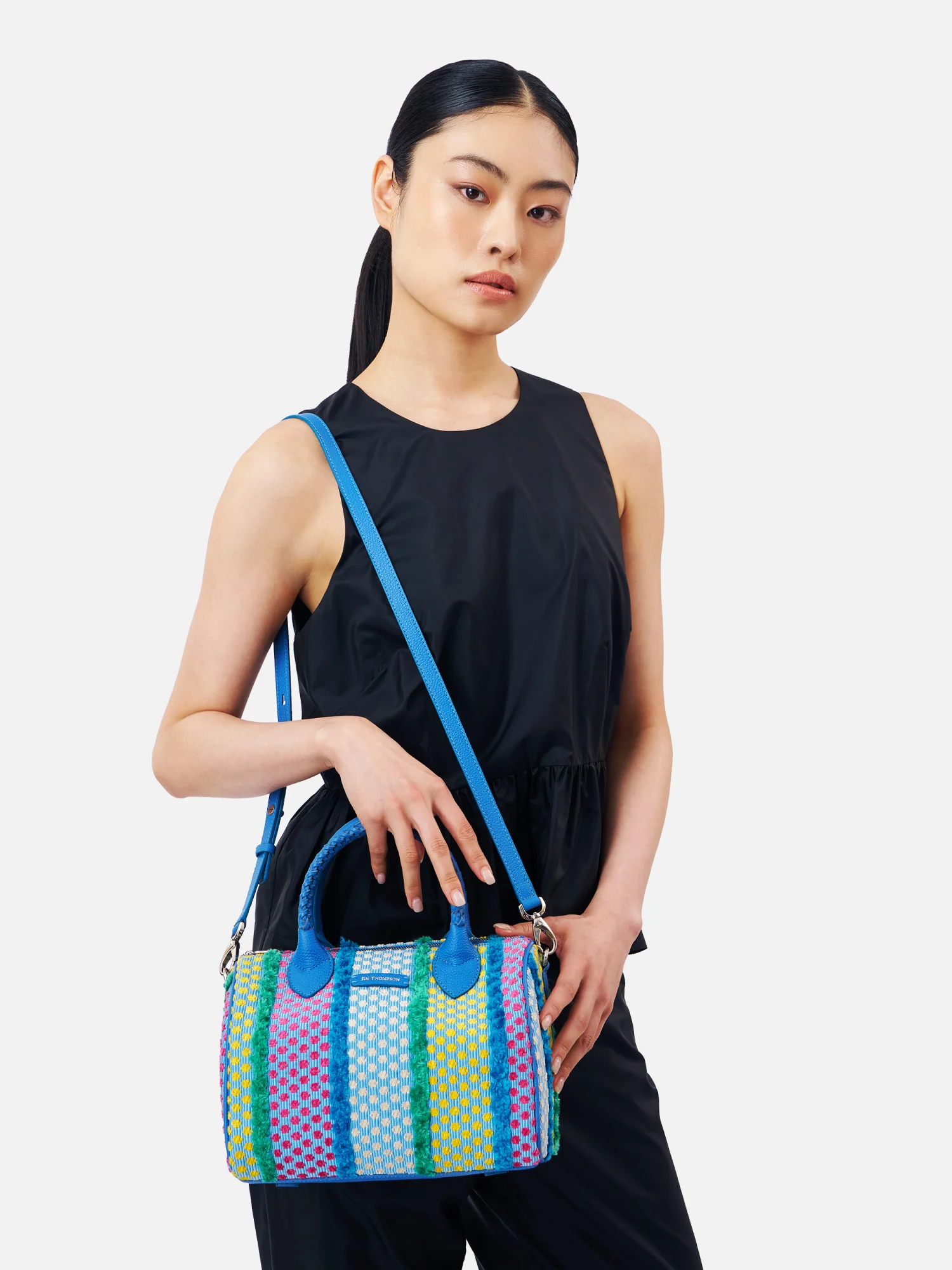 Kradumthong Chenille Small Bangkok Satchel - Image 2