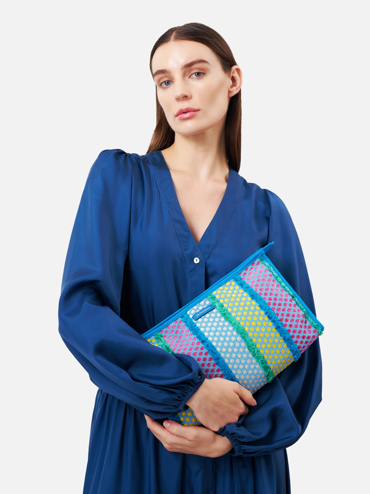 Kradumthong Chenille Travel Clutch - Image 2