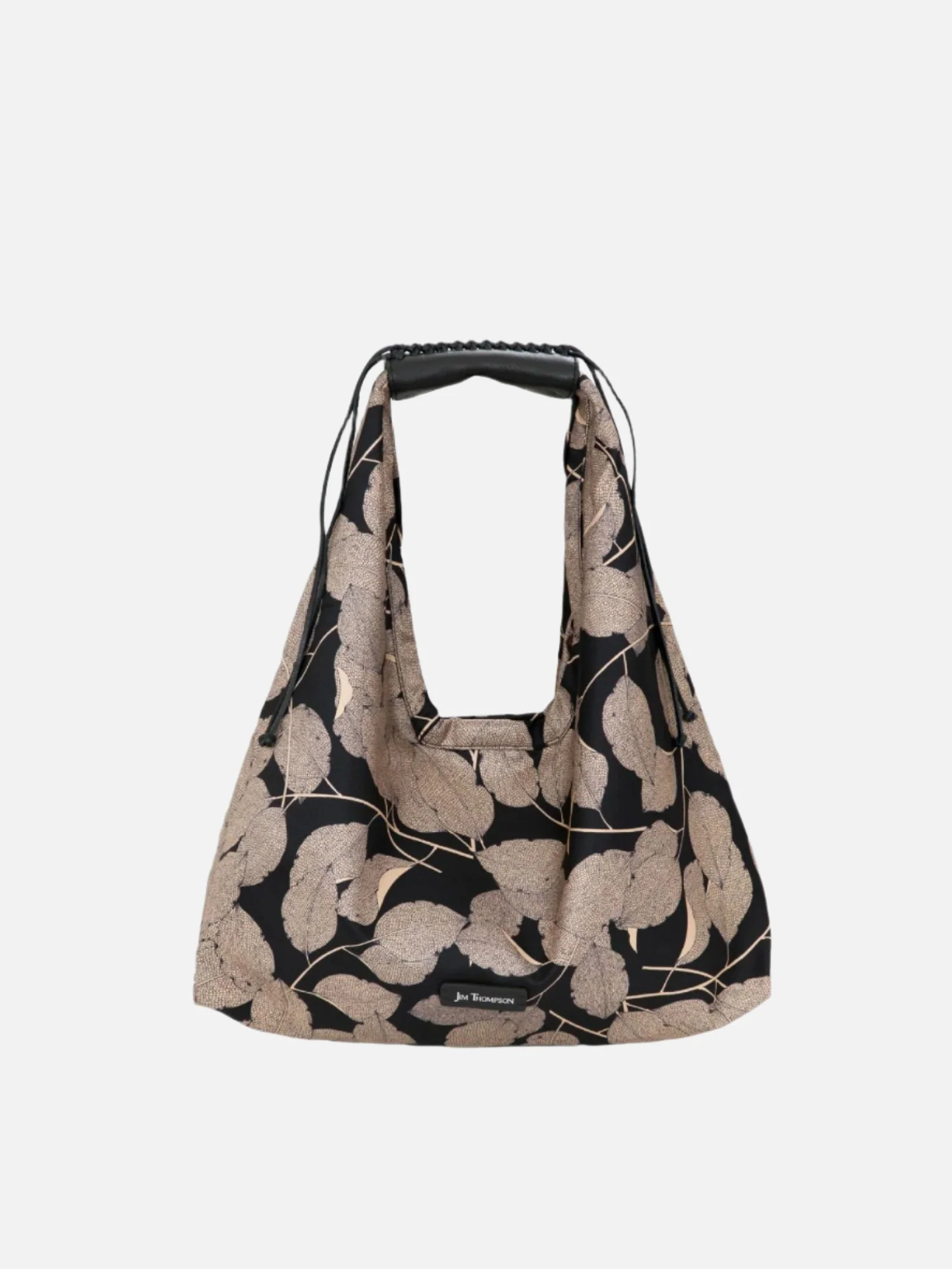 Leaf Small Silk Twill Hobo Bag - Image 3