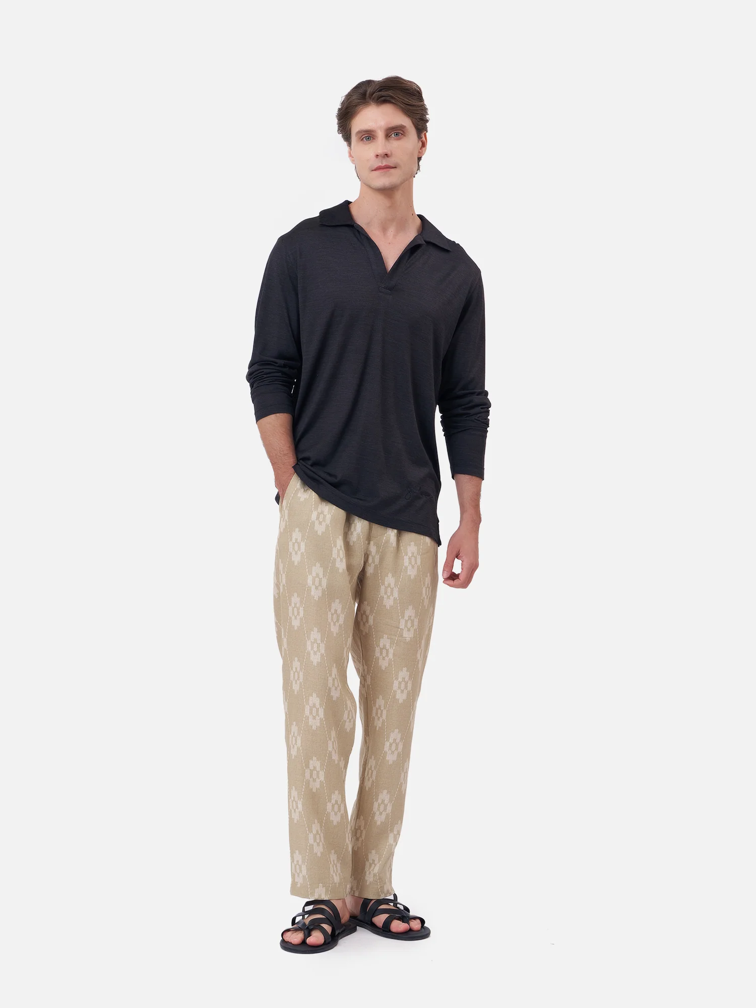 Long Sleeves Polo Shirt - Image 4