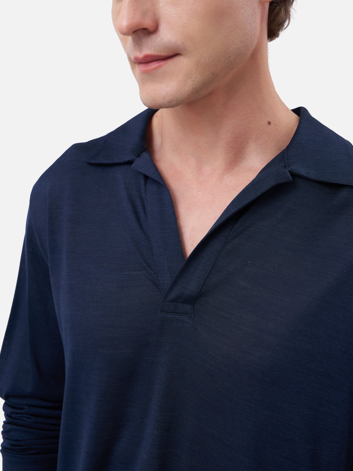 Long Sleeves Polo Shirt - Image 4