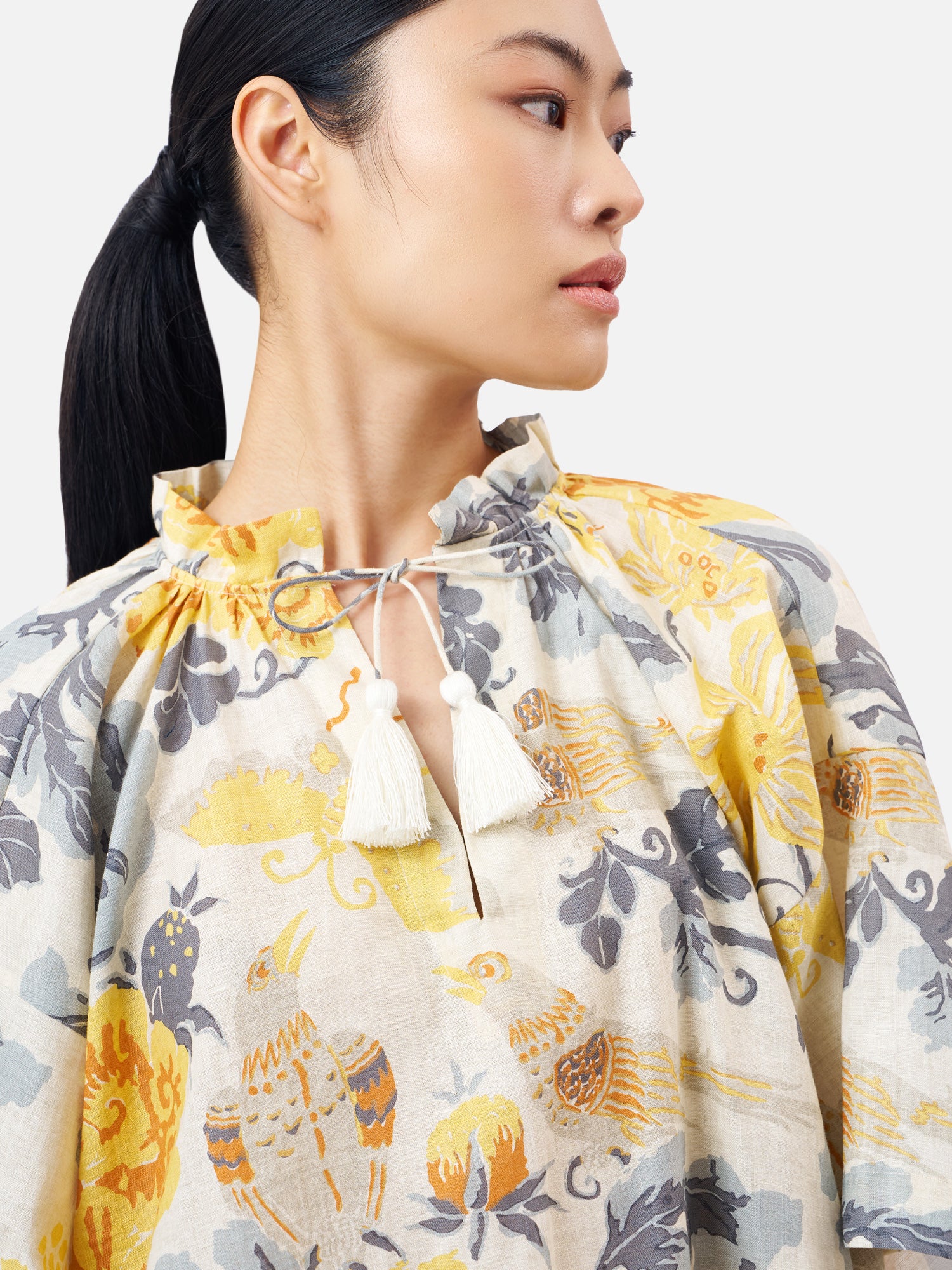 Malee Oversized Boxy Linen Shirt - Image 3