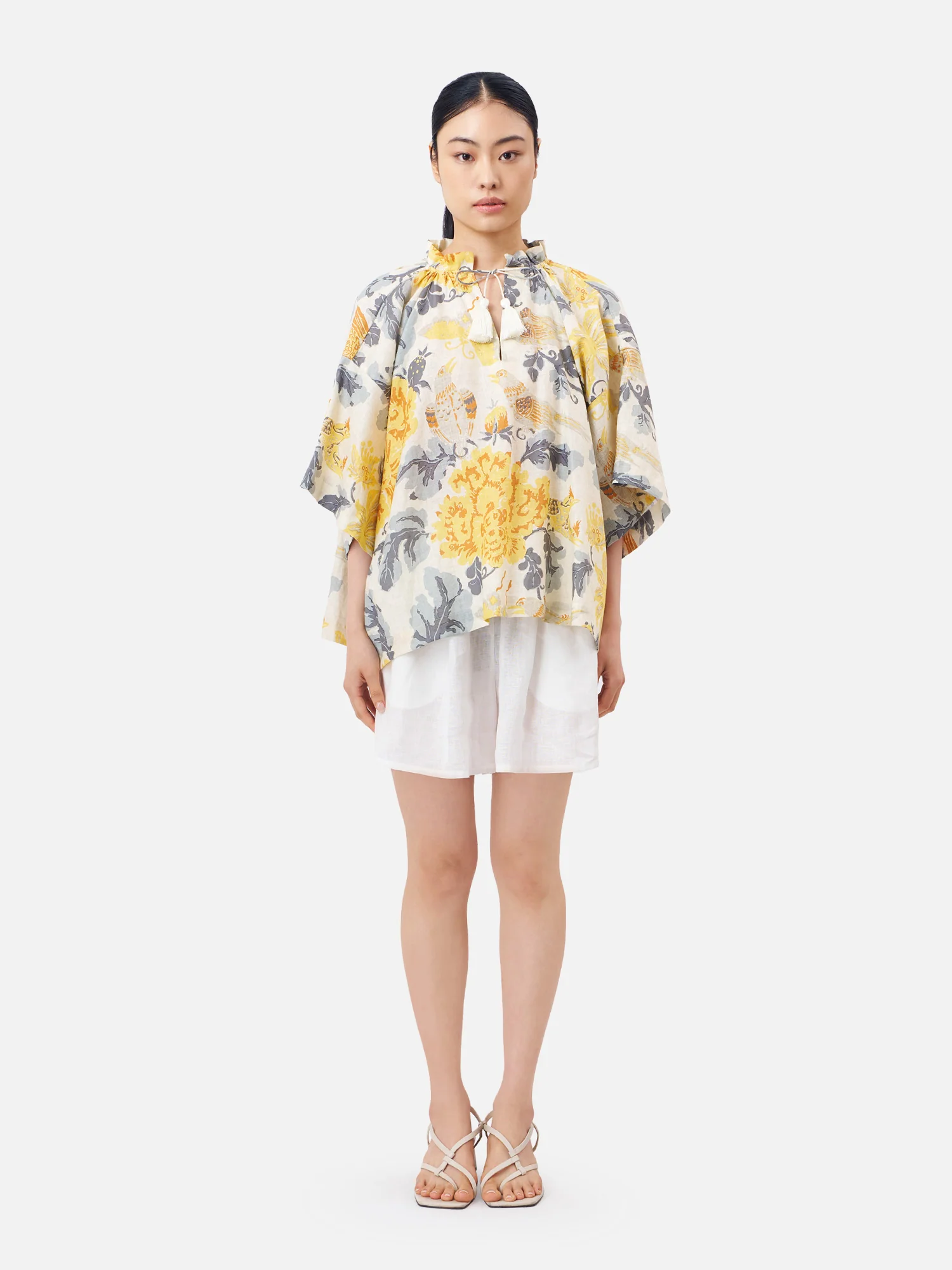 Malee Oversized Boxy Linen Shirt - Image 4