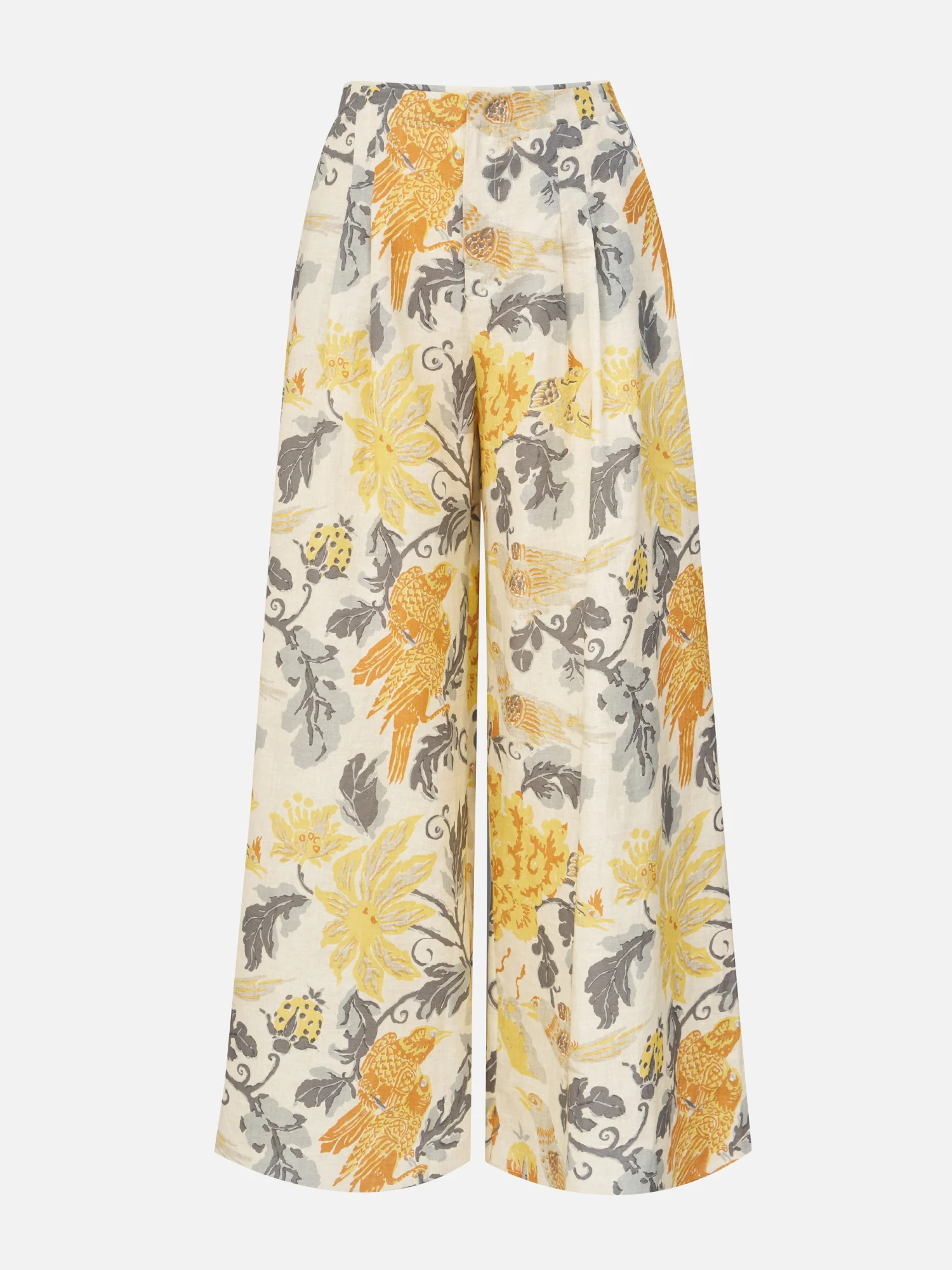 Malee Pleated Wide Leg Trousers - Image 2