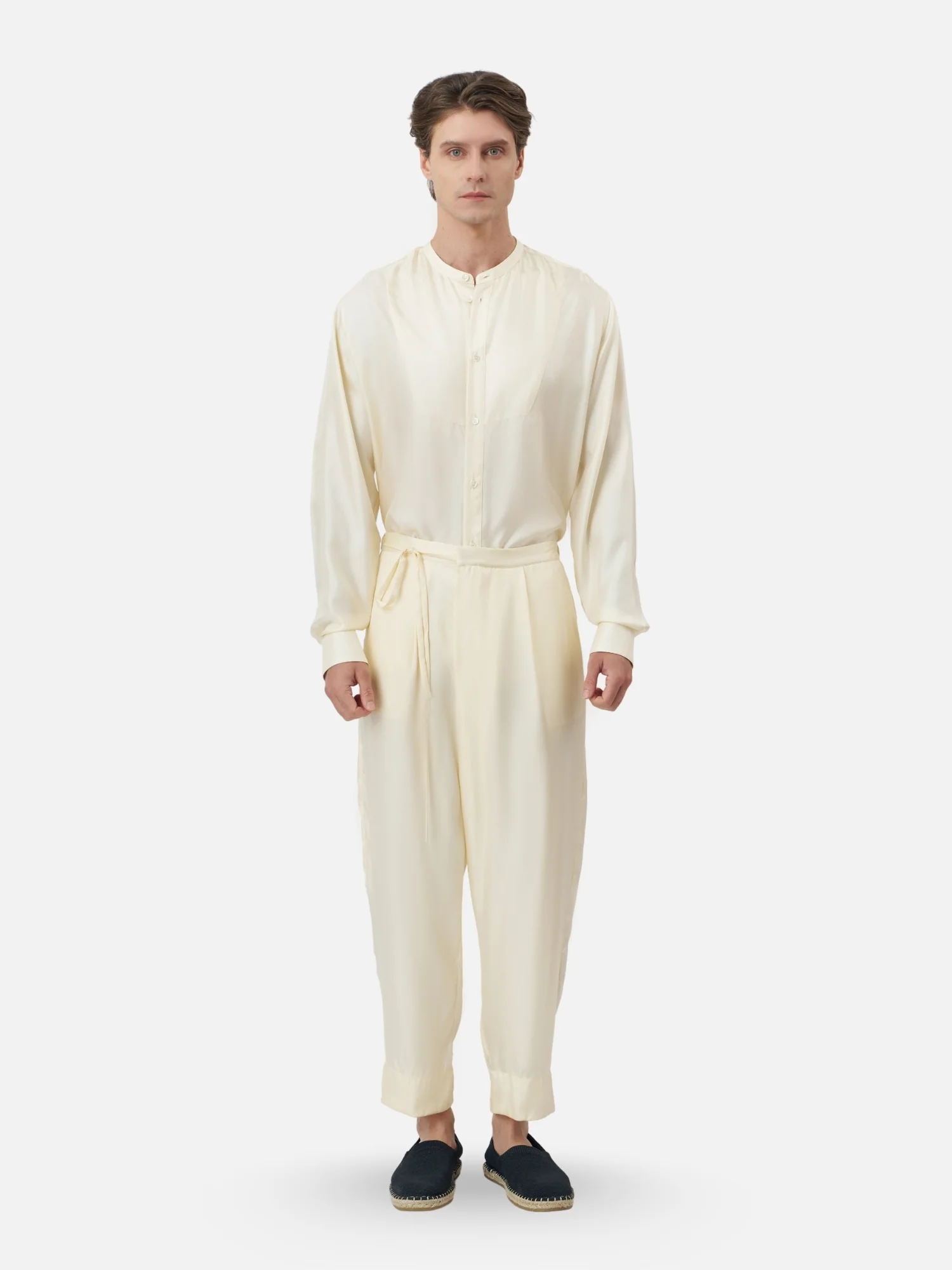 Silk Fisherman Pants - Image 3