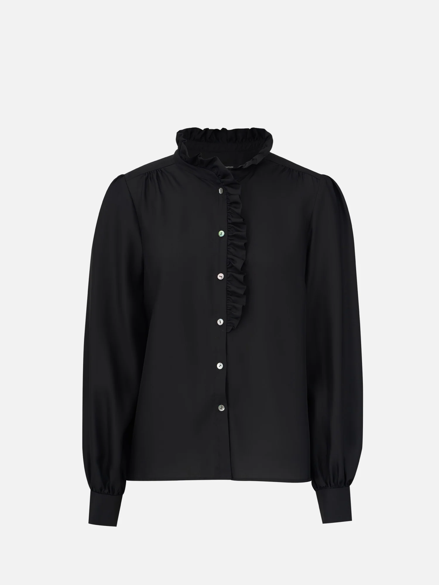 One Side Ruffle Shirt - Image 2