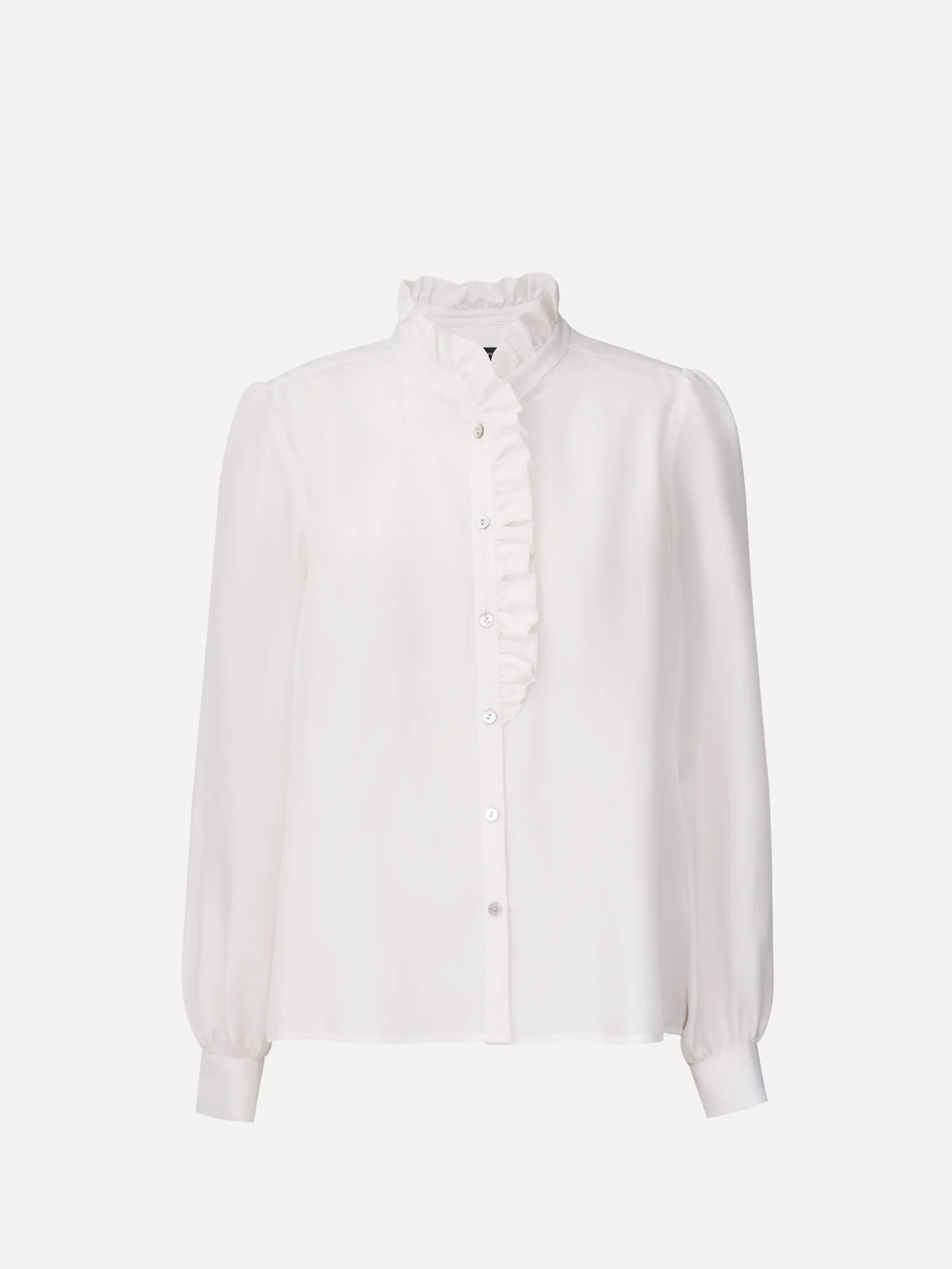 One Side Ruffle Shirt - Image 2