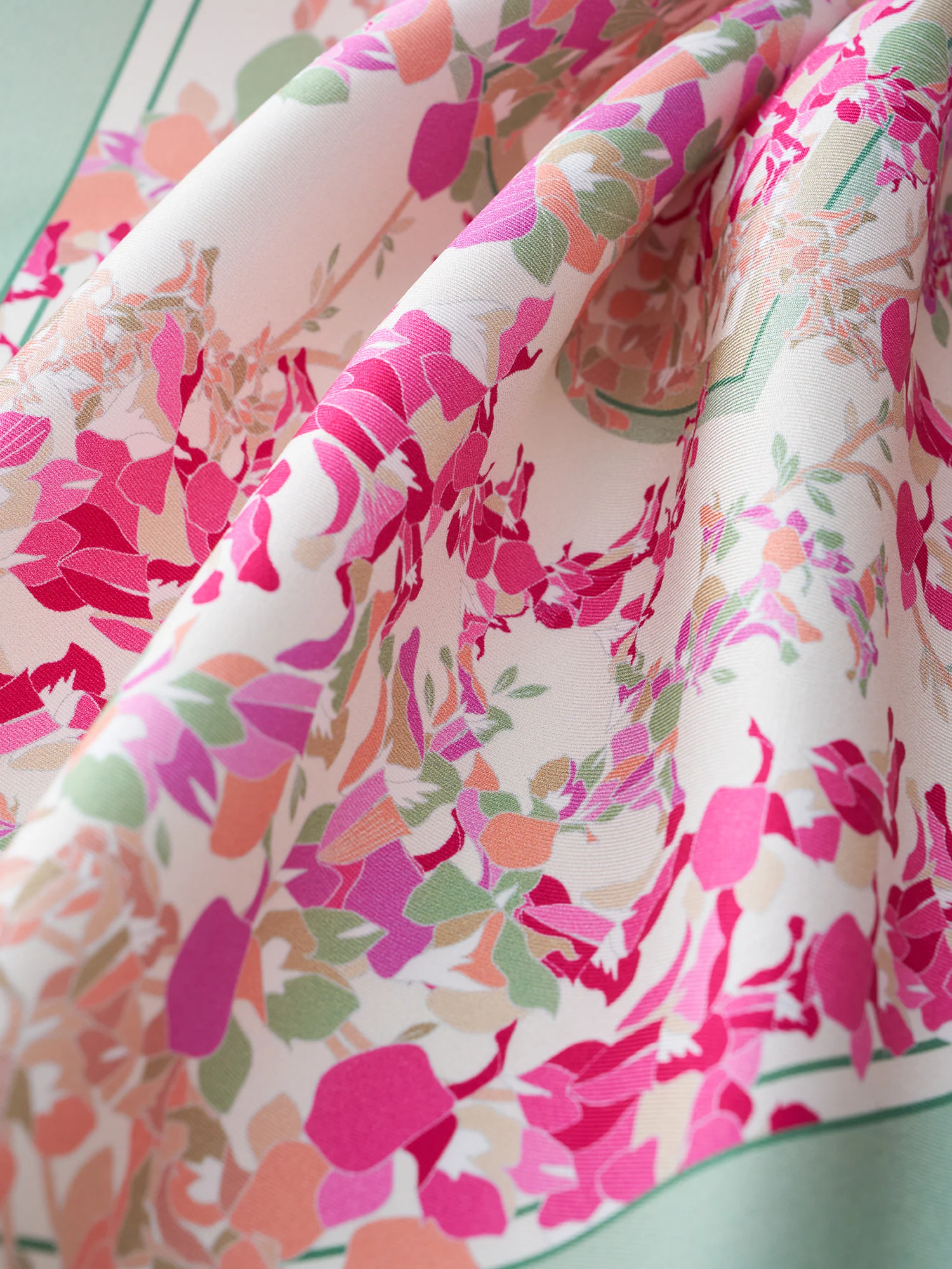 Orchid Sakura Silk Napkin - Image 2