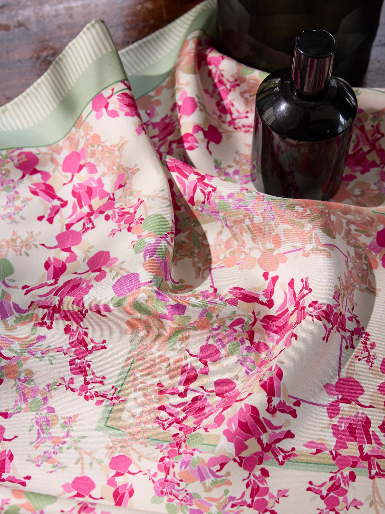 Orchid Sakura Silk Napkin - Image 3