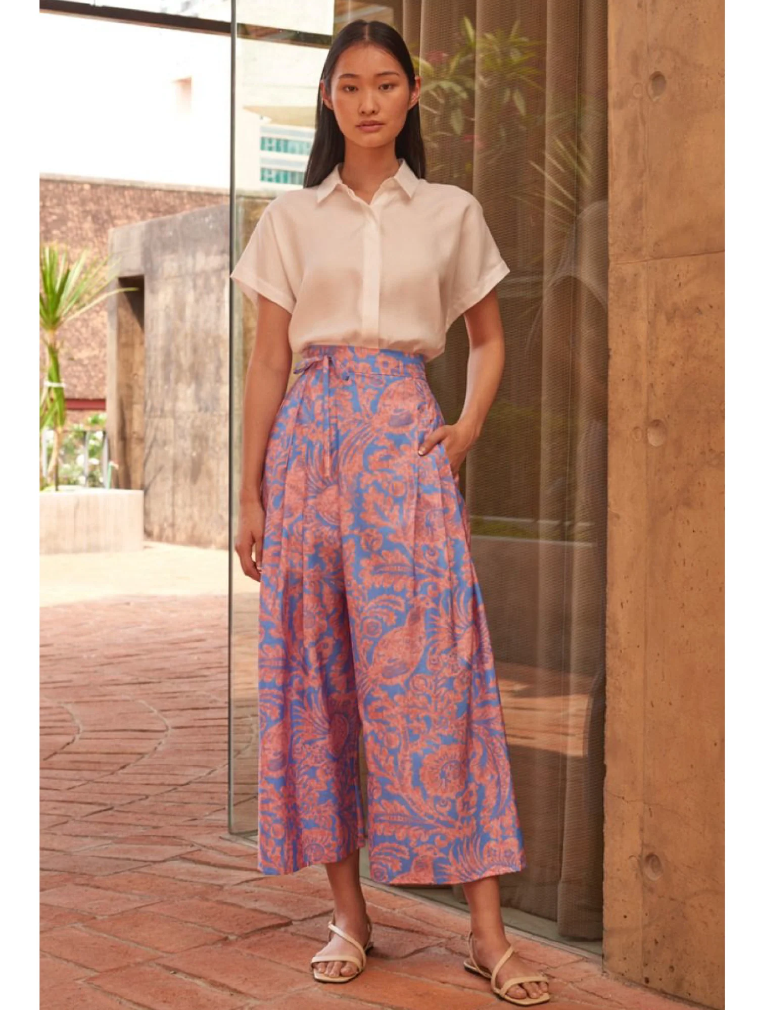 Oversized Boxy Silk Shirt - Image 3