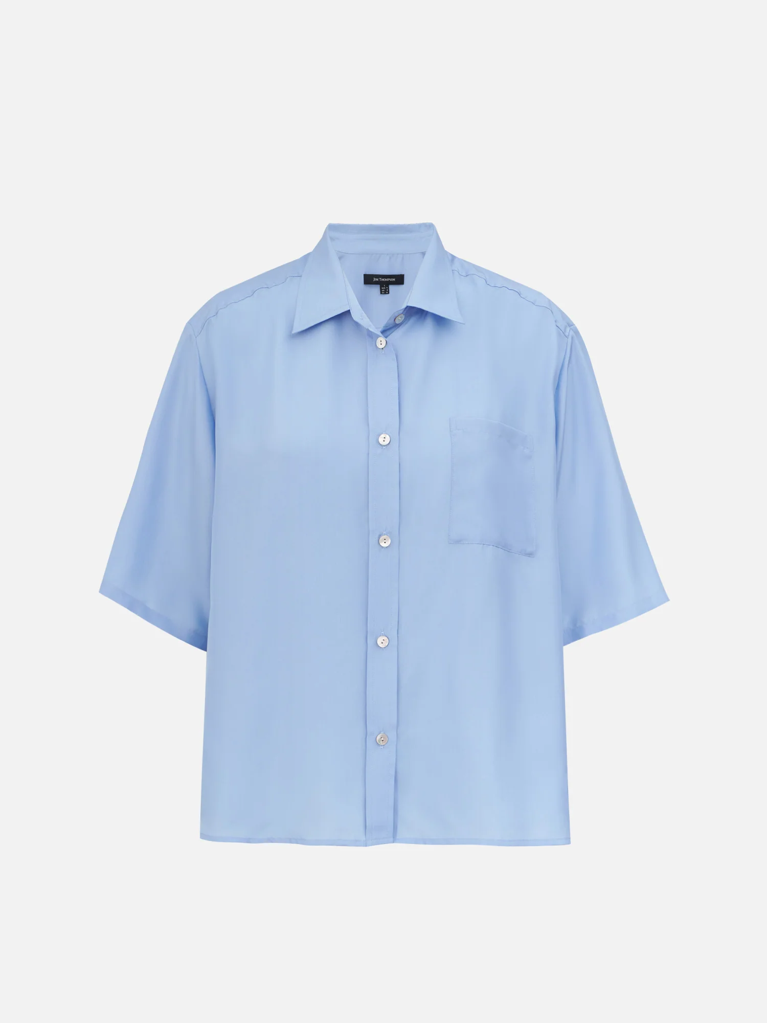 Oversized Button Down Boxy Shirt - Image 2