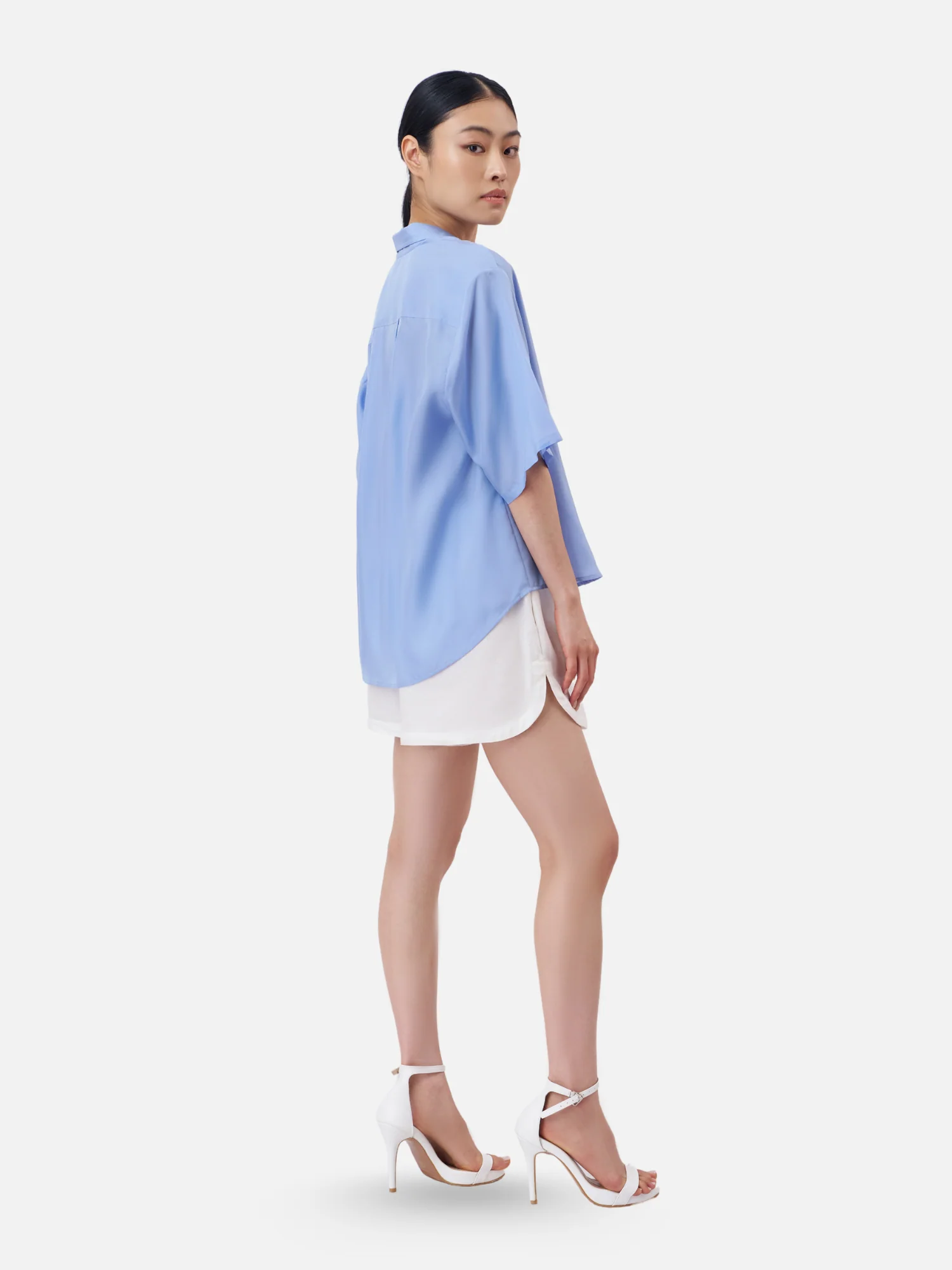Oversized Button Down Boxy Shirt - Image 5
