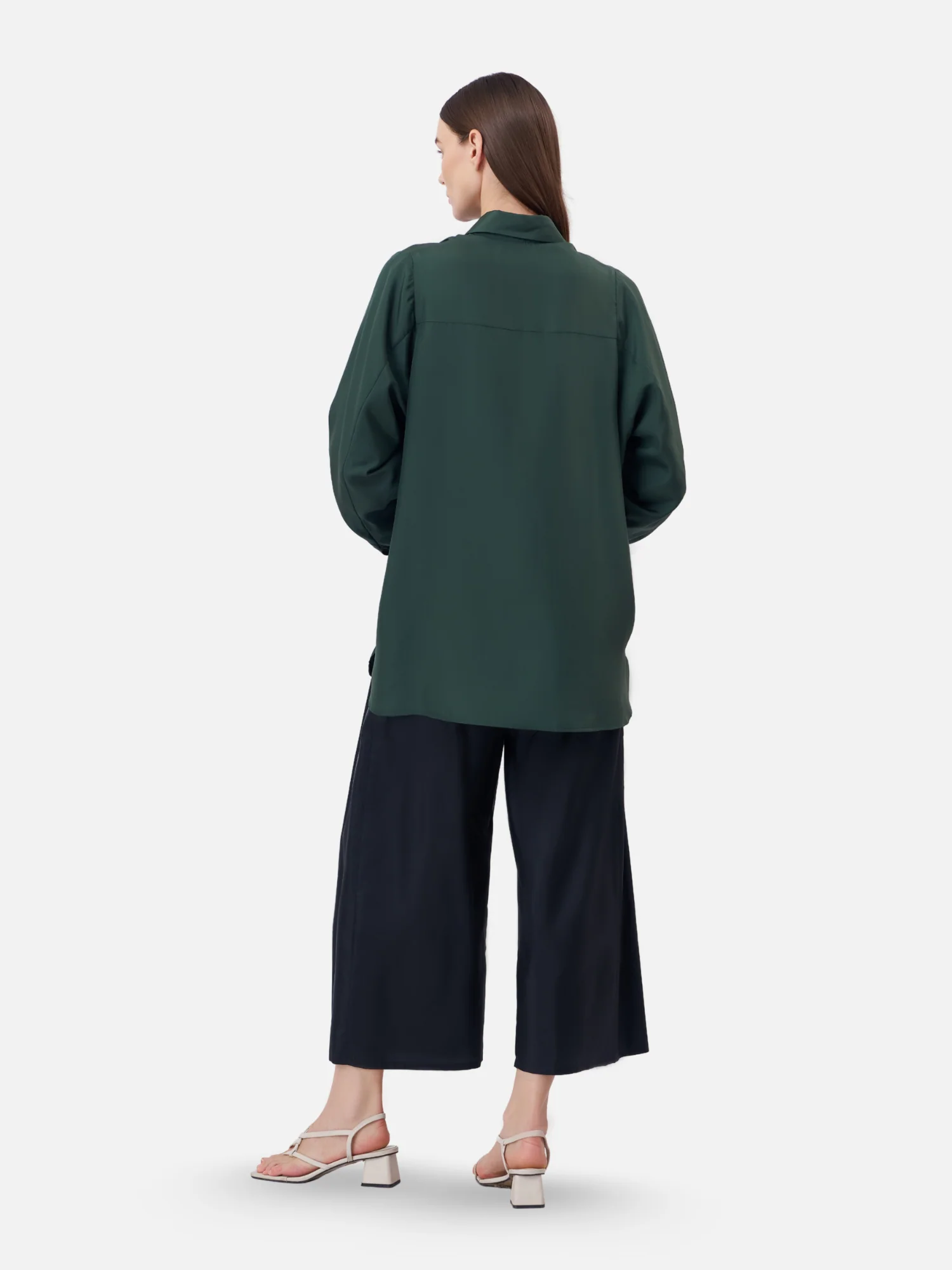 Oversized Silk Shirt - Image 5