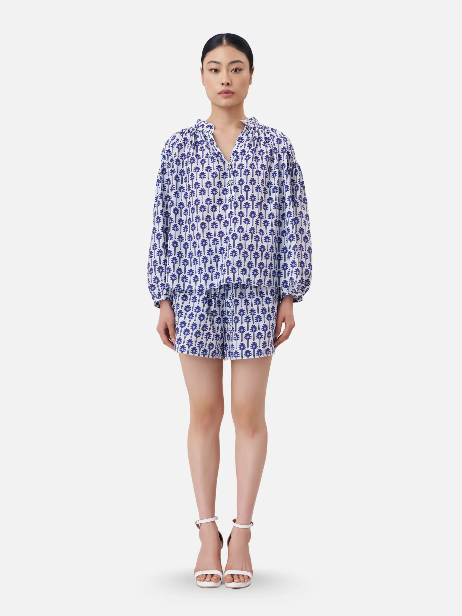 Gather Neck Blouse - Image 6