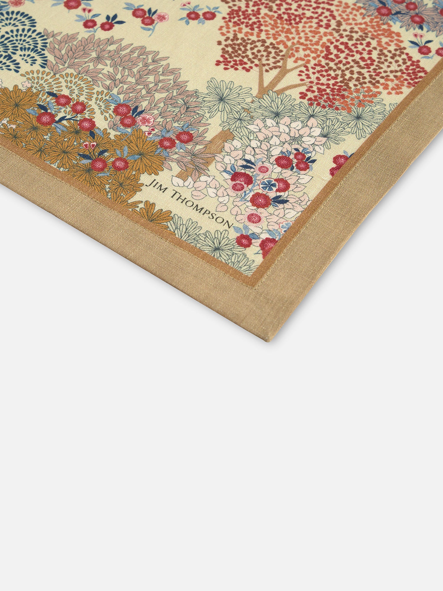 Peacock Trees Linen Napkin - Image 2