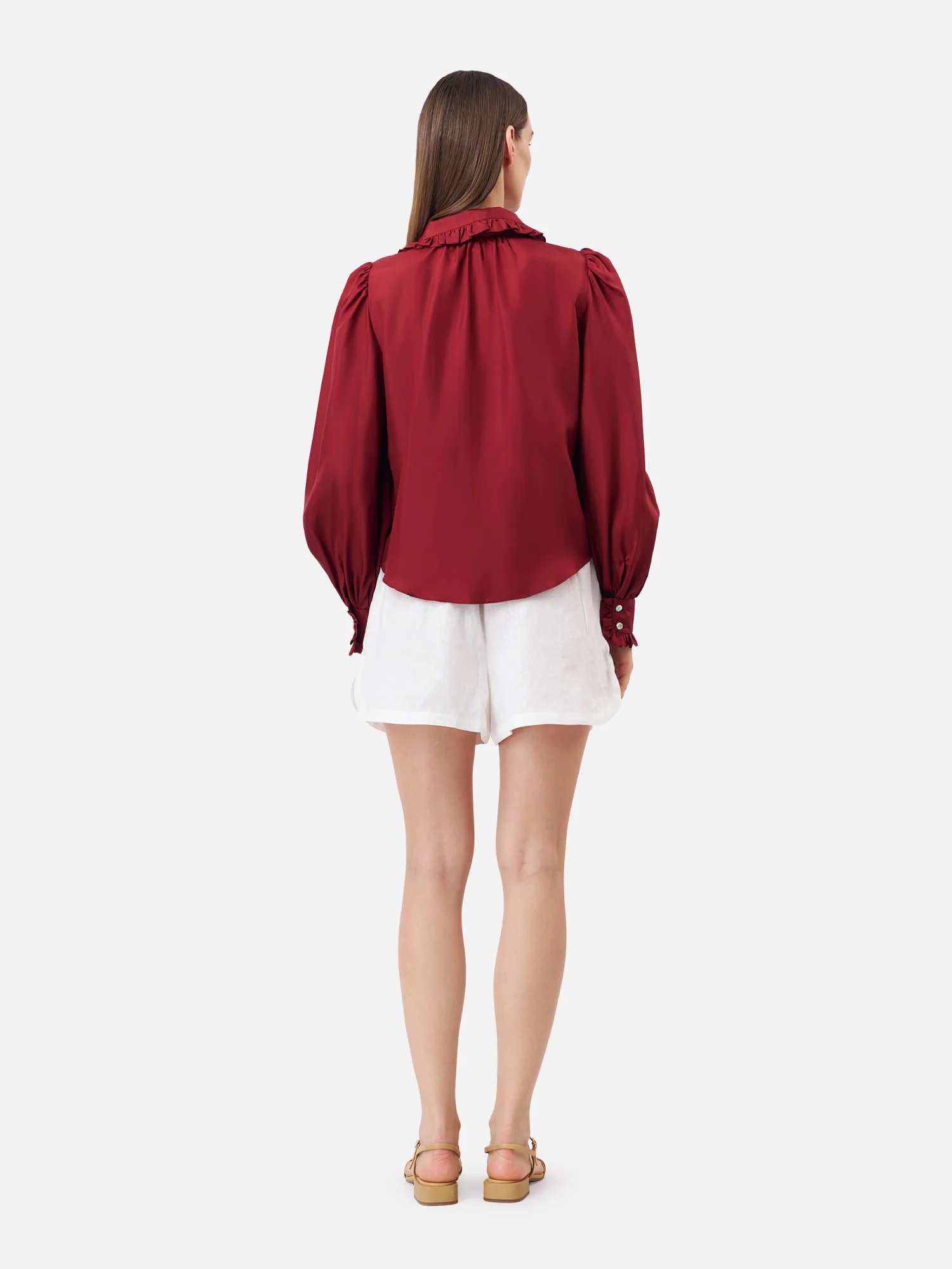 Peter Pan Ruffle Collar Shirt - Image 5