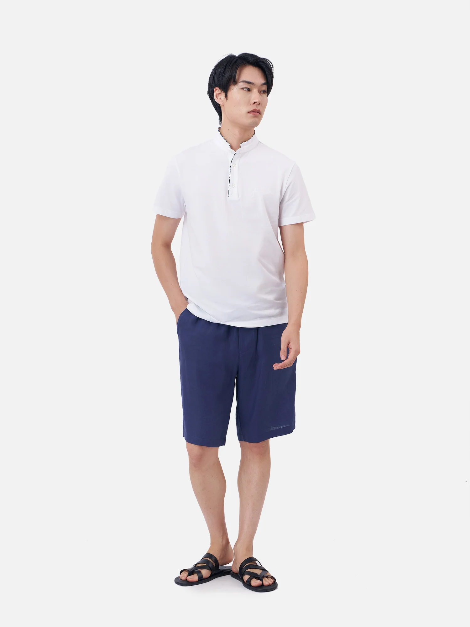 Phrao Polo with Mandarin Collar - Image 3