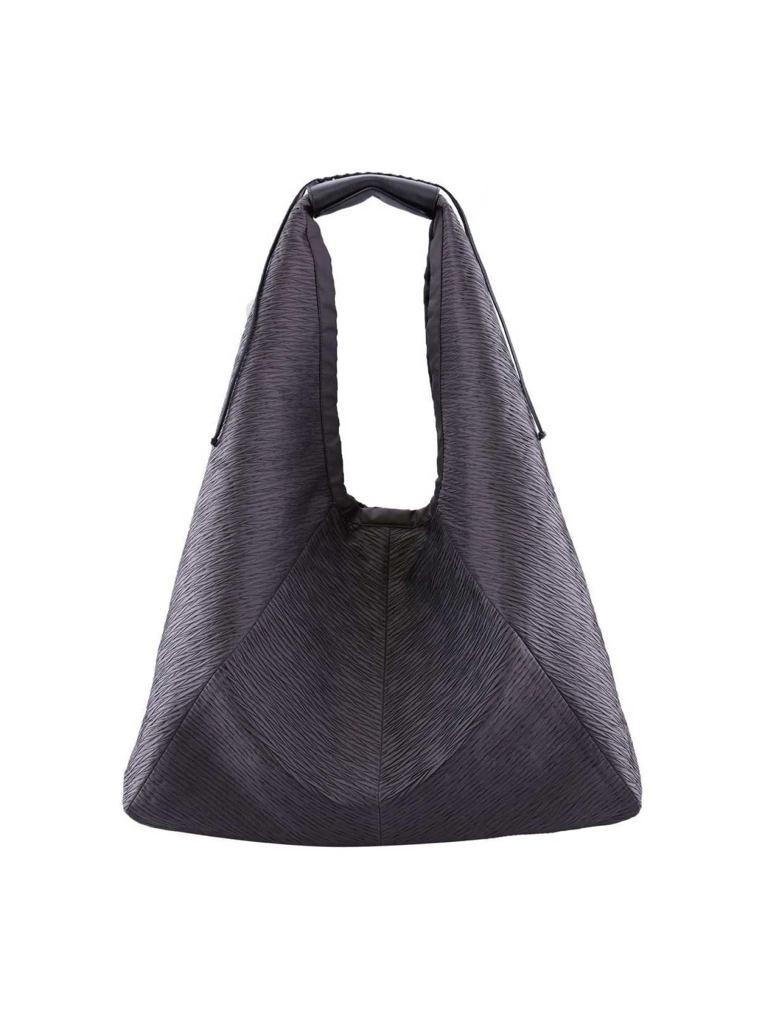 Pleated Silk Large Hobo Bag - Image 2