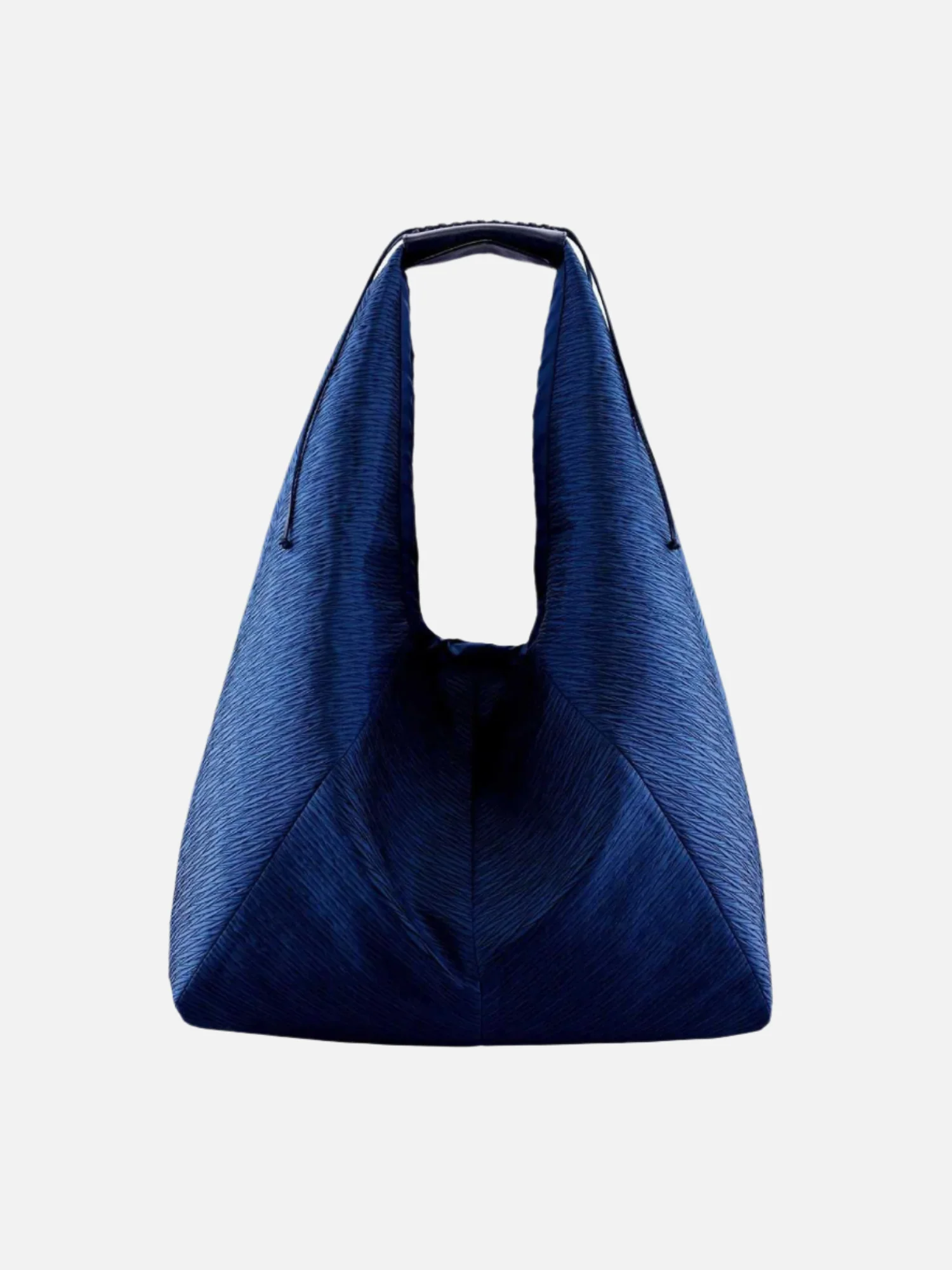 Pleated Silk Large Hobo Bag - Image 2