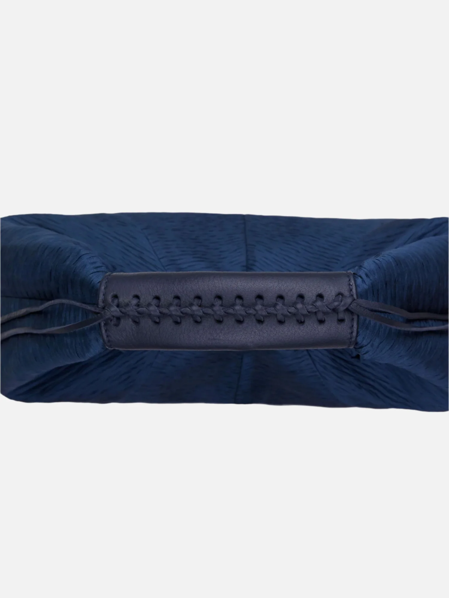 Pleated Silk Small Hobo Bag - Image 3