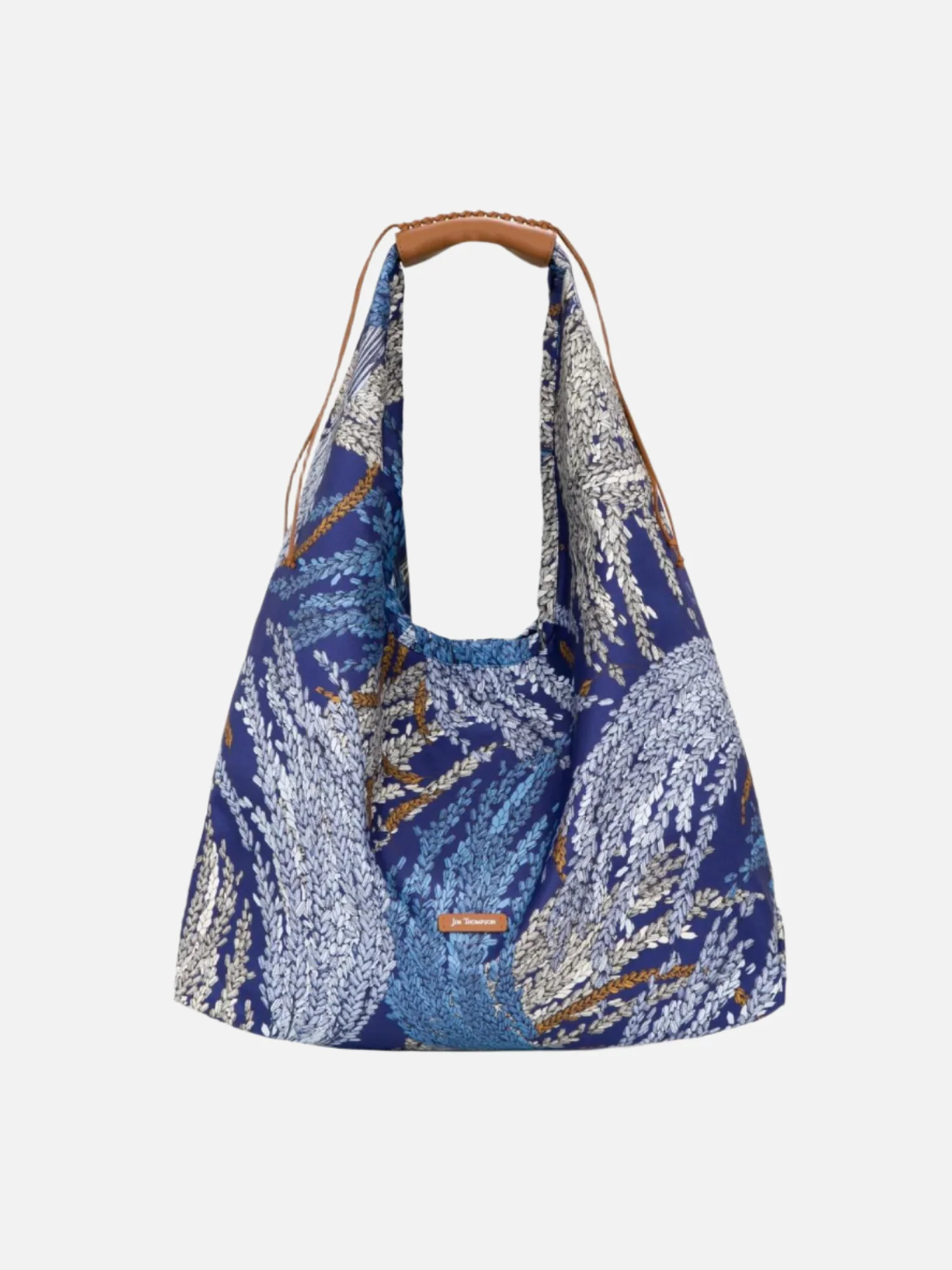 Rice Large Silk Twill Hobo Bag - Image 3