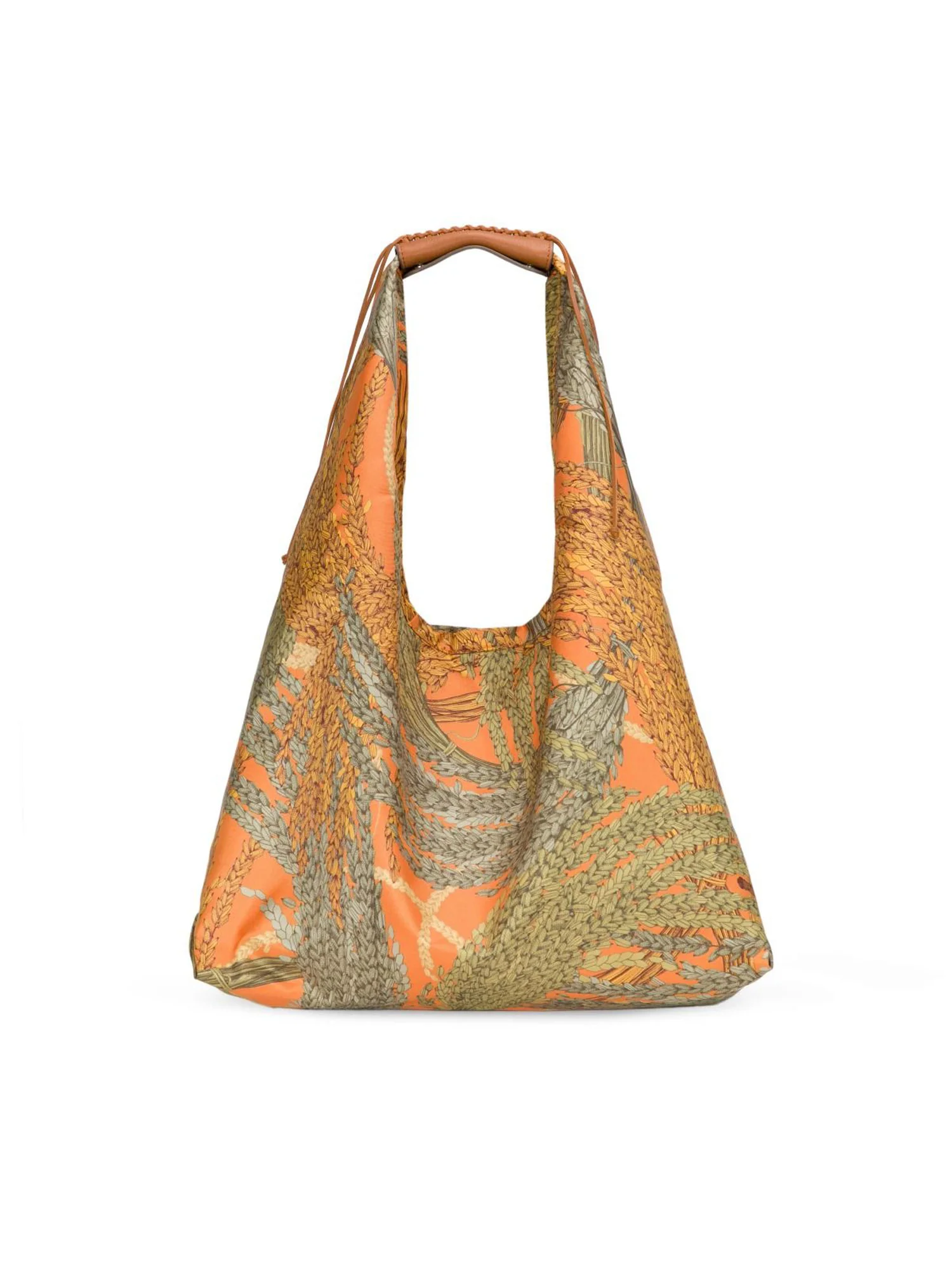 Rice Large Silk Twill Hobo Bag - Image 2