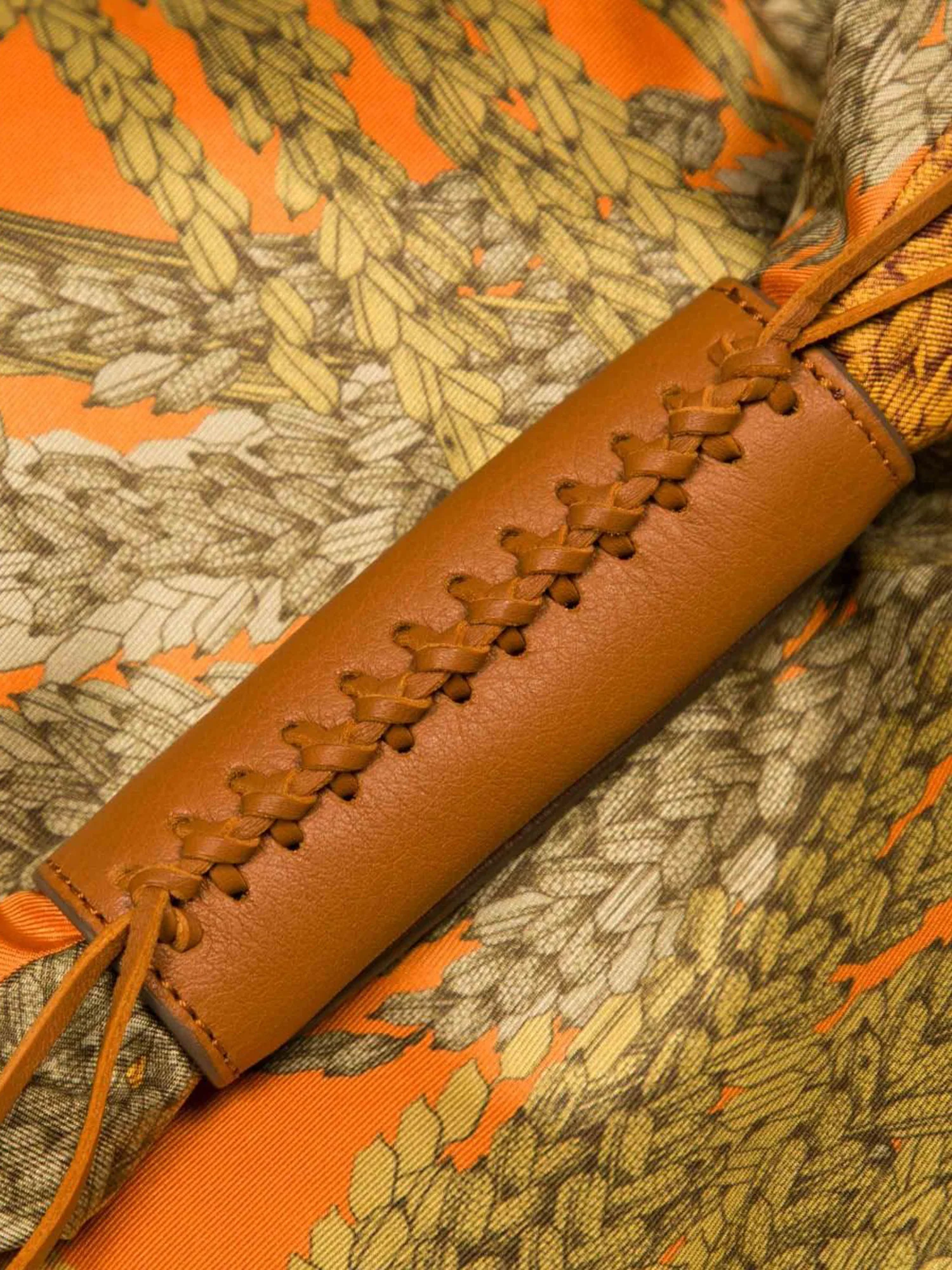 Rice Large Silk Twill Hobo Bag - Image 4