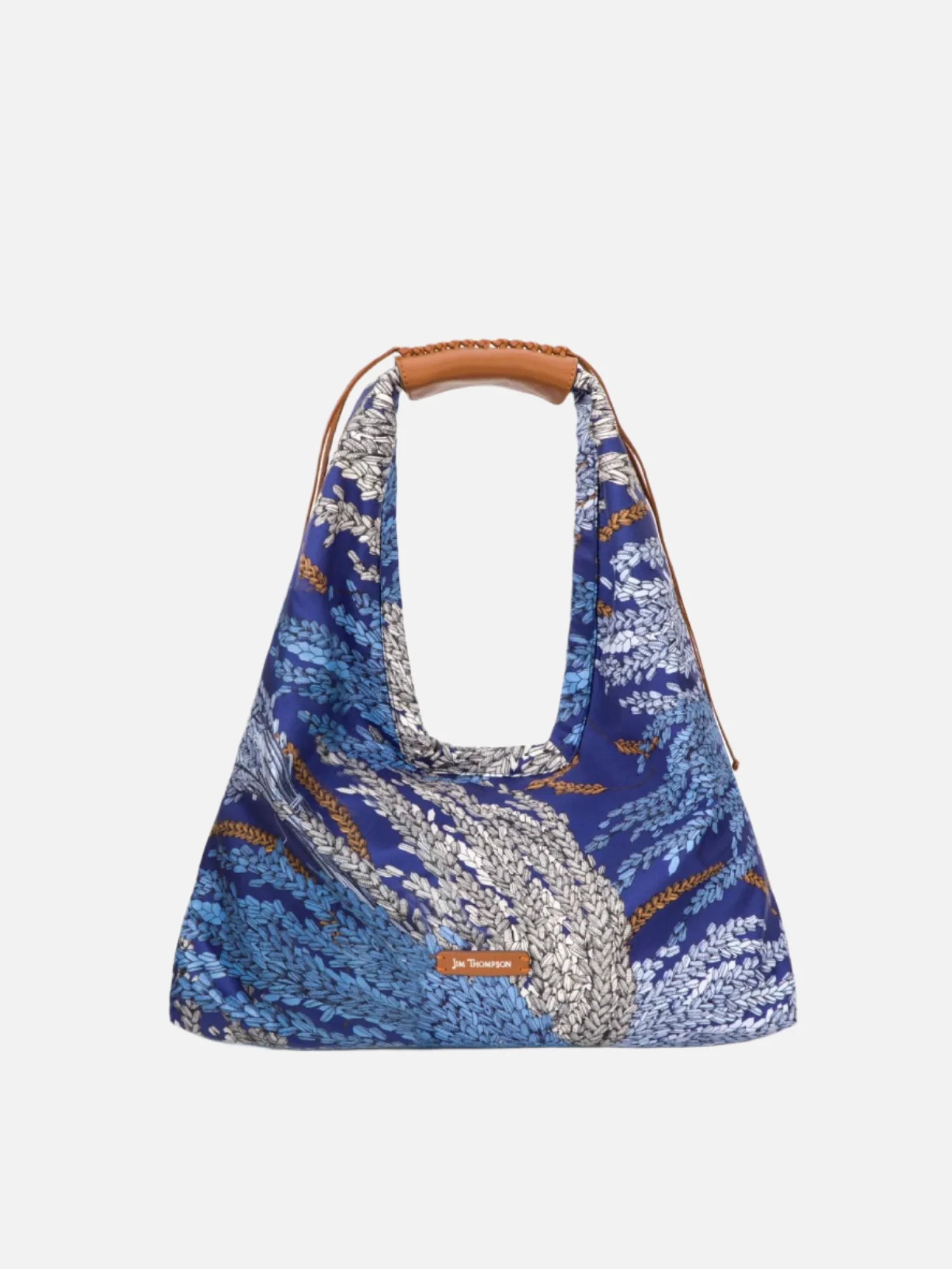 Rice Small Silk Twill Hobo Bag - Image 3