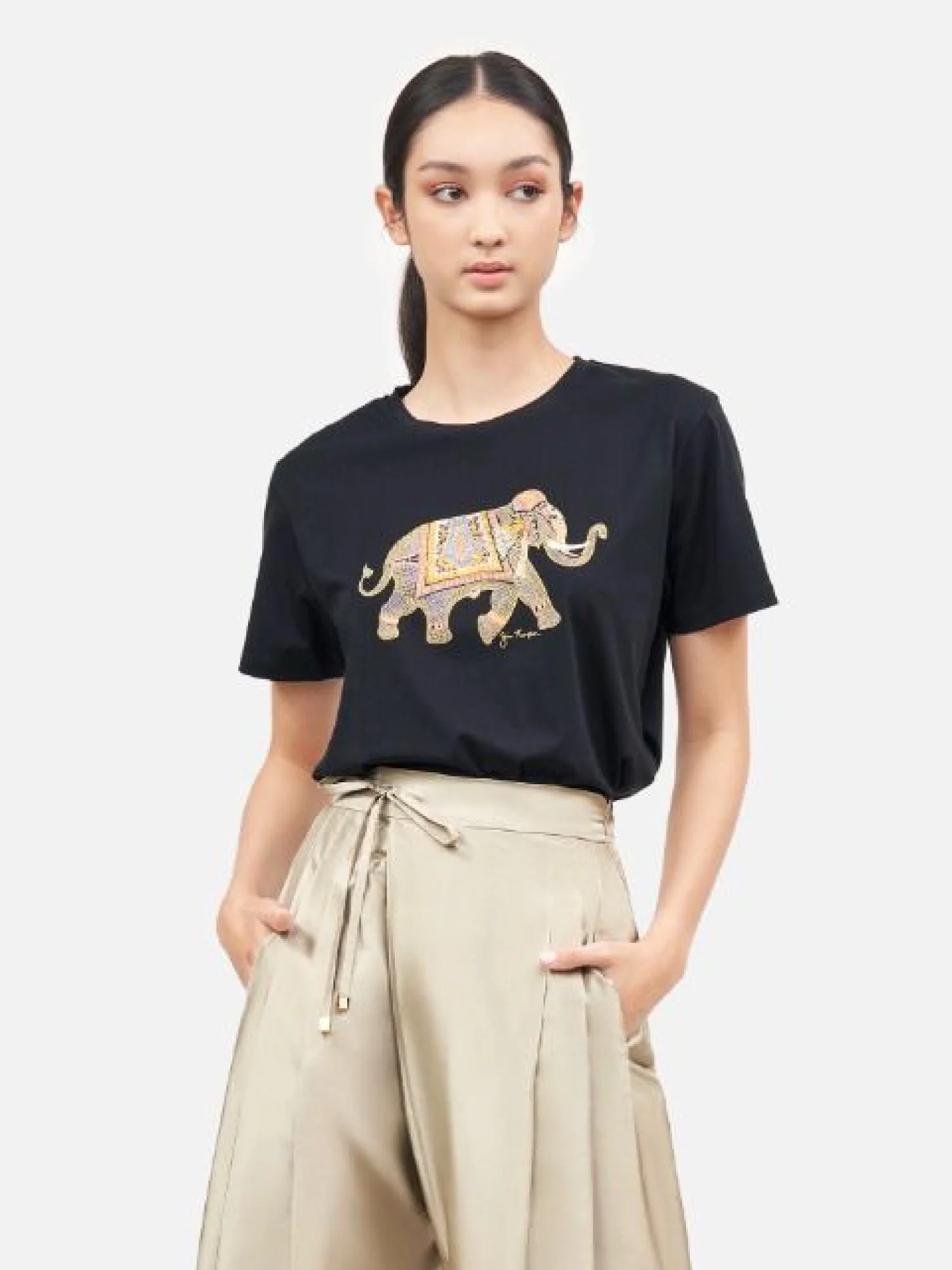 Royal Elephant Cotton T-Shirt - Image 4