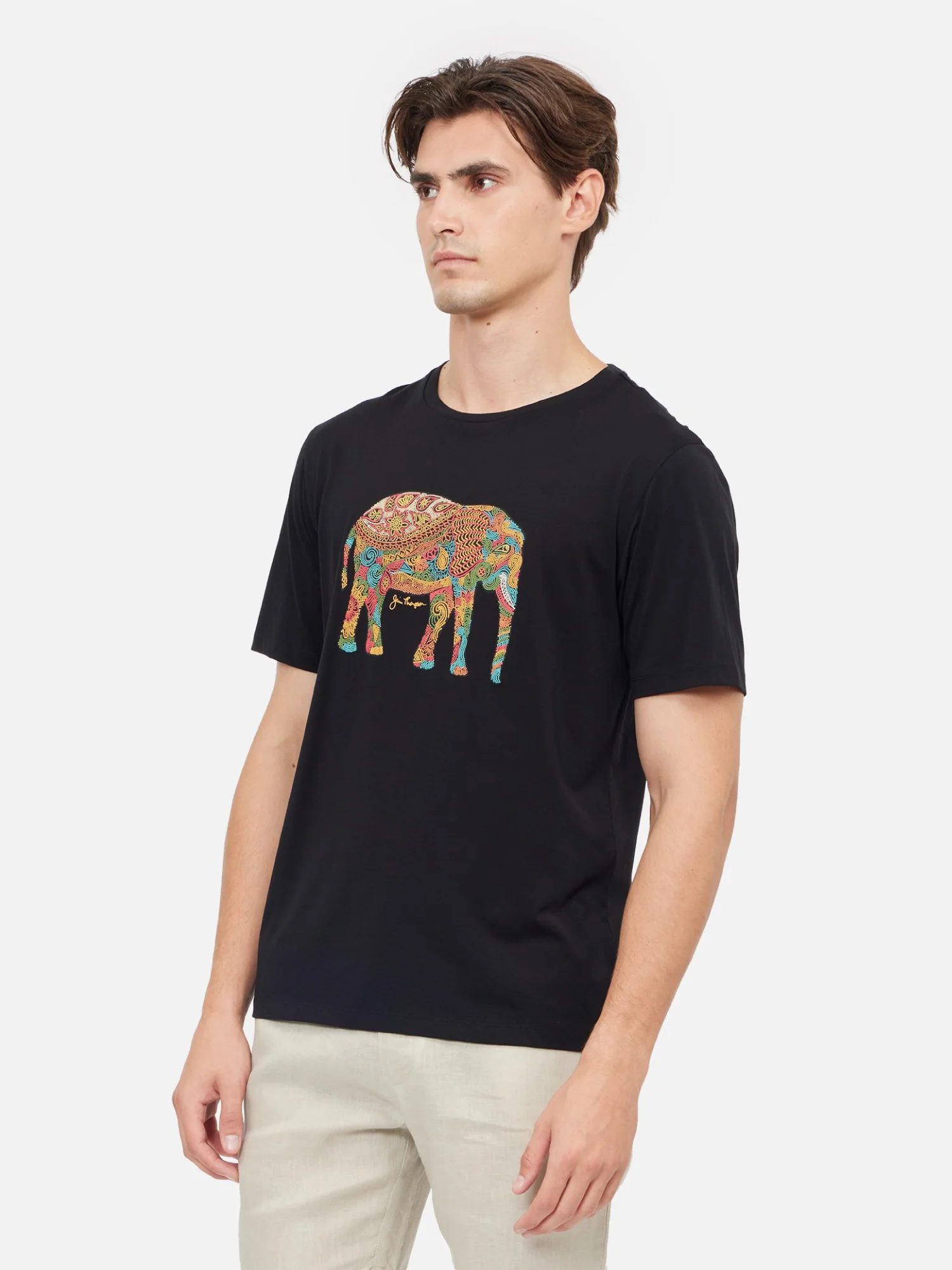 Royal Elephant Pima Cotton T-Shirt - Image 3