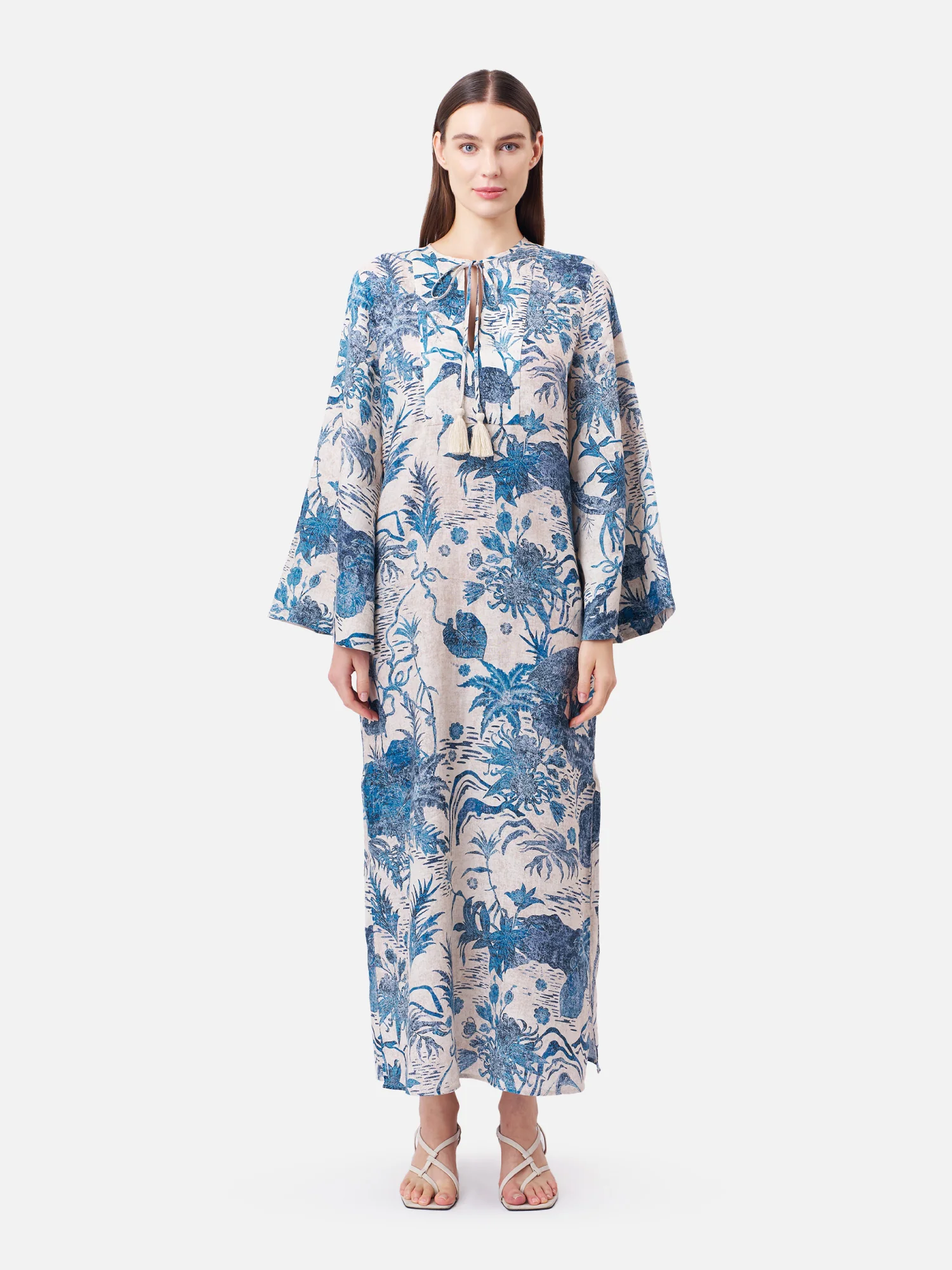 Sakuna Kimono Sleeve Maxi Dress - Image 3