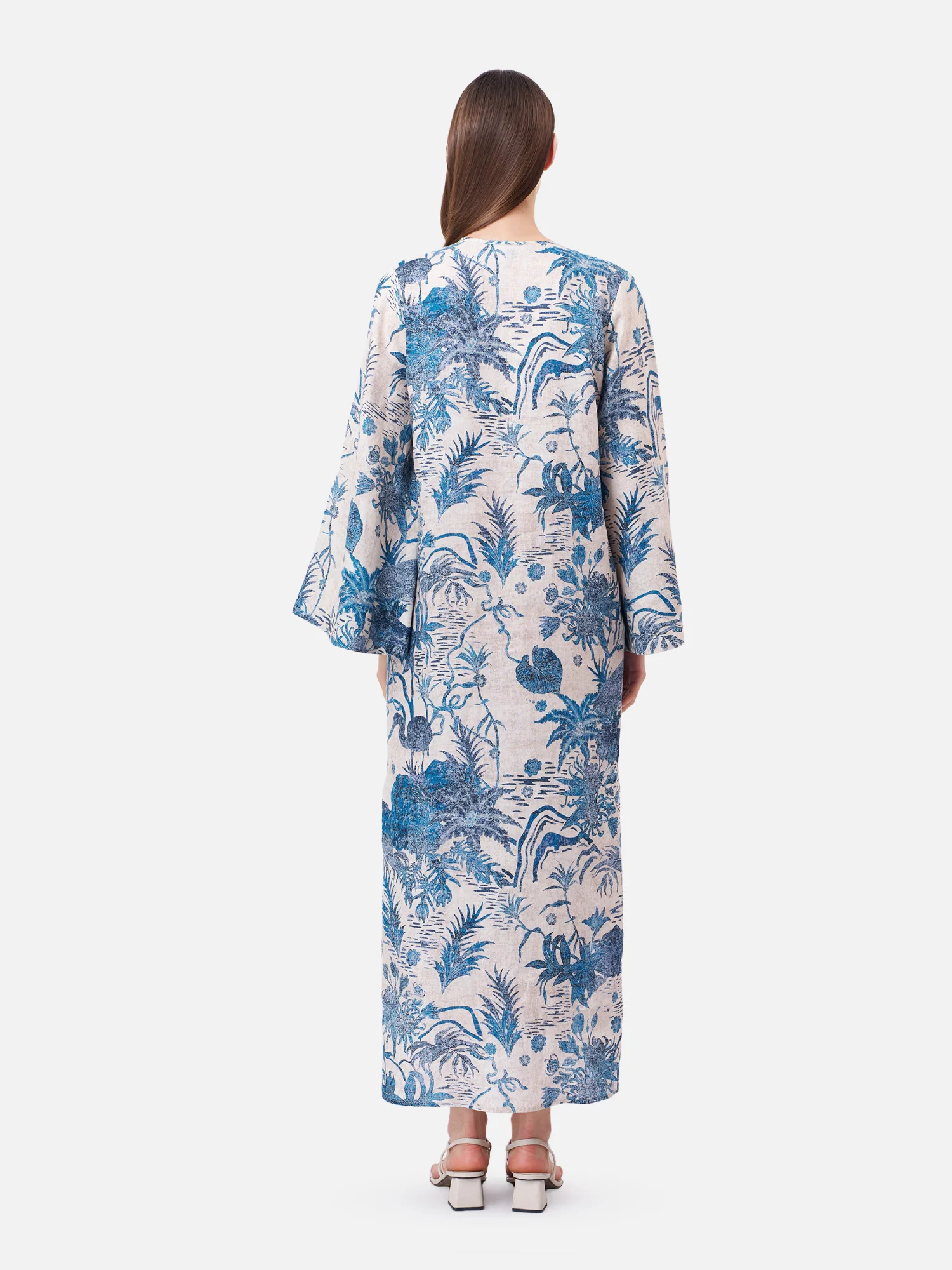 Sakuna Kimono Sleeve Maxi Dress - Image 4