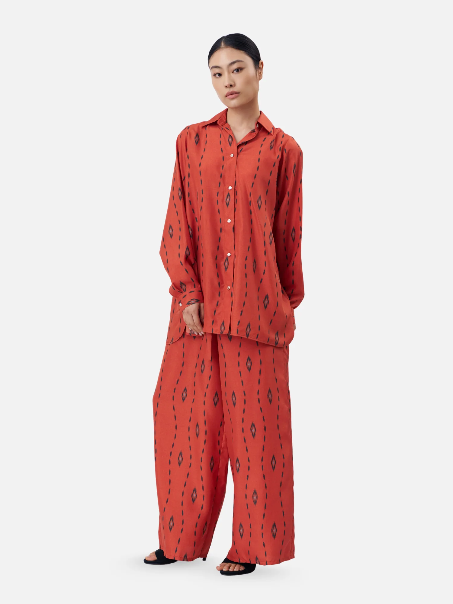 San Sai Oversized Button Down Shirt - Image 4