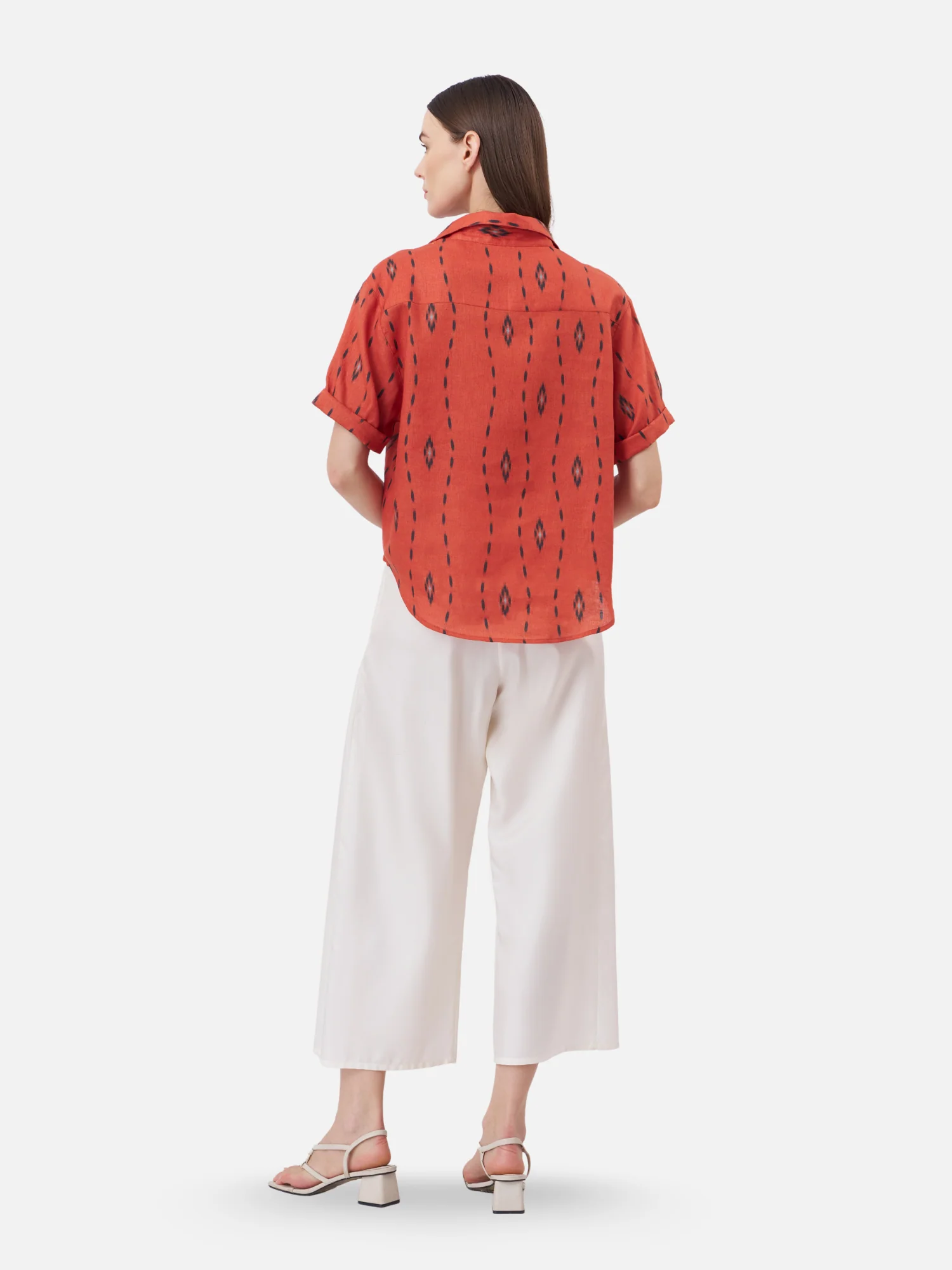San Sai Roll Up Sleeve Blouse - Image 6