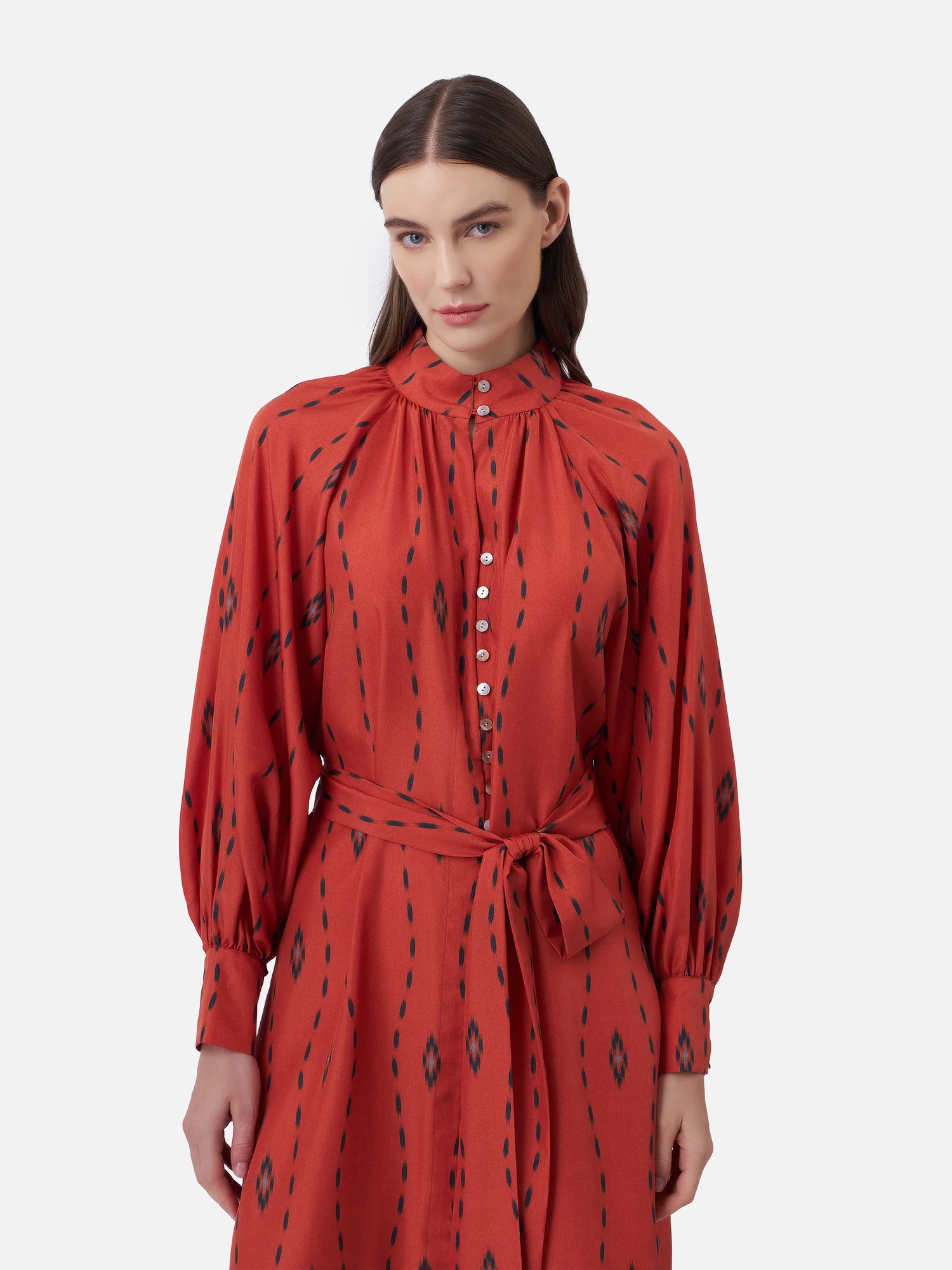 San Sai Silk Maxi Dress - Image 5