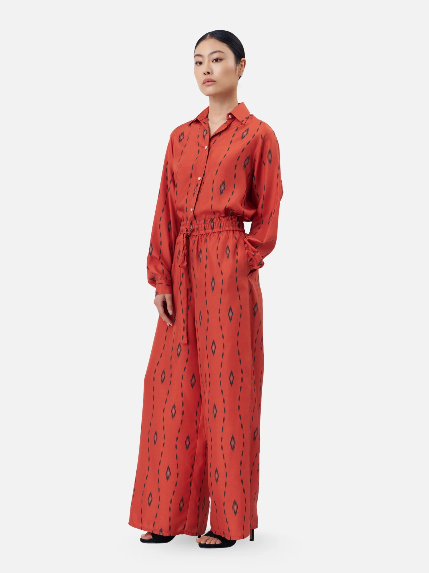 San Sai Silk Palazzo Pants - Image 3