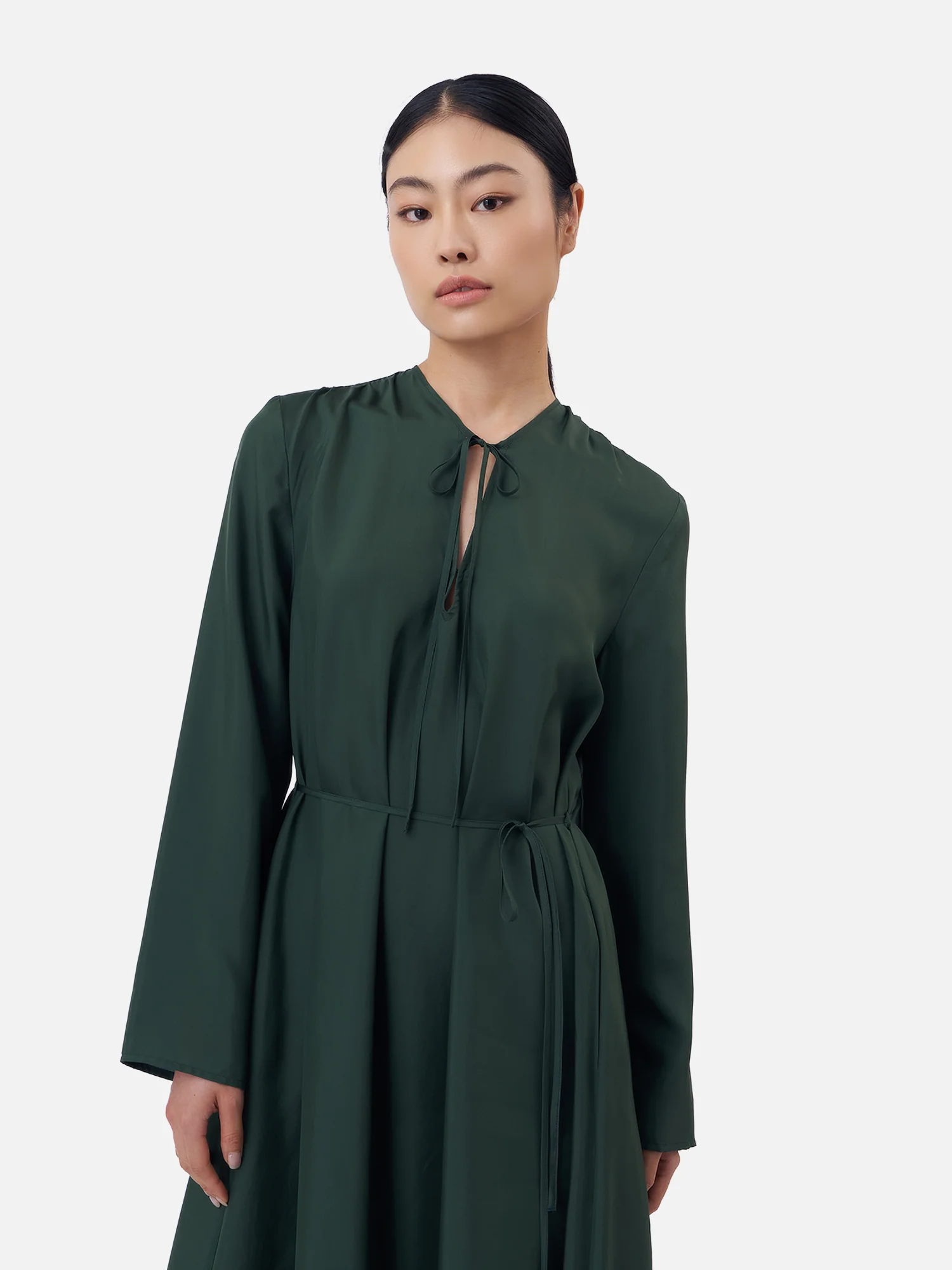 Silk Maxi Dress - Image 3