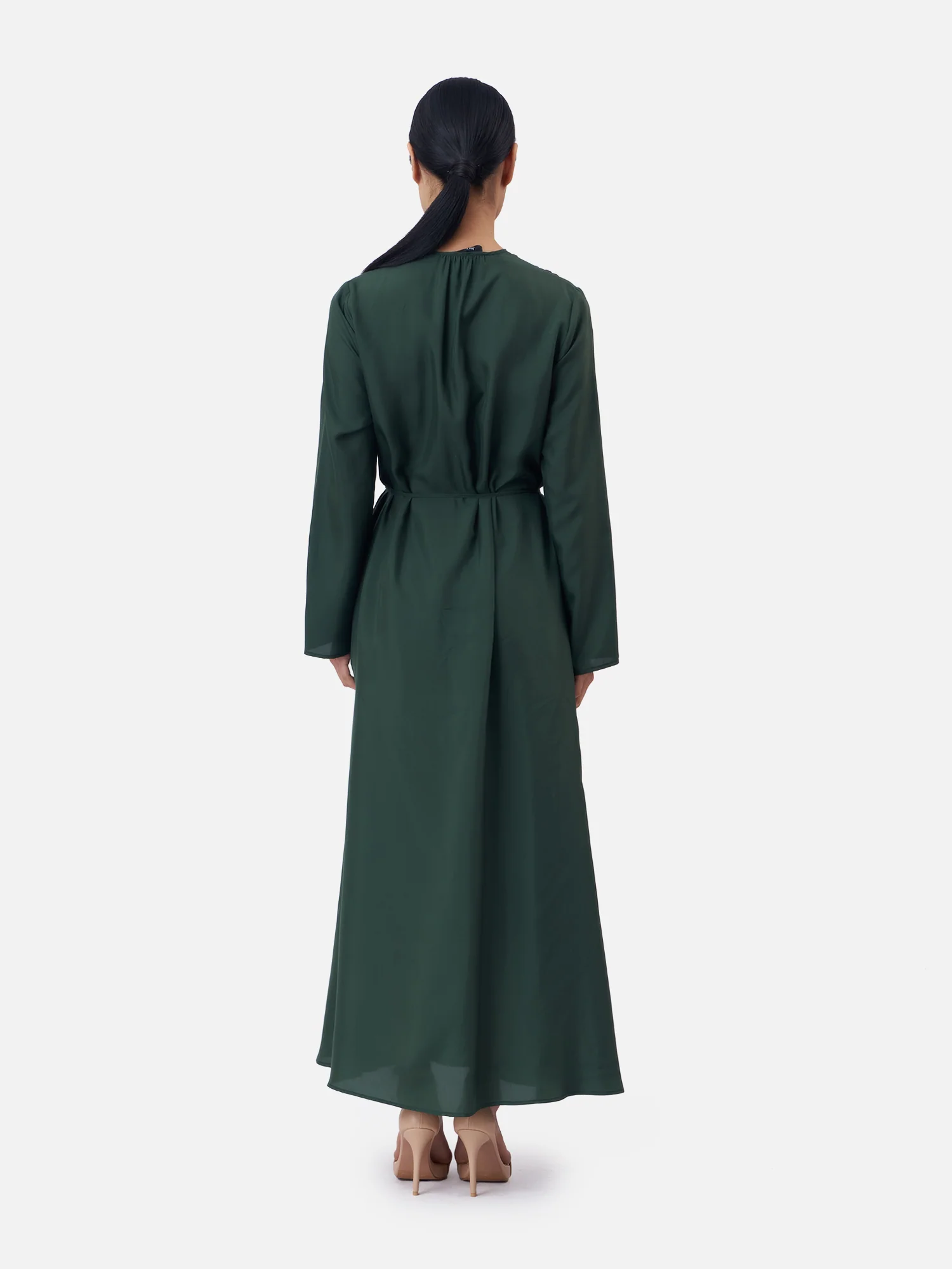 Silk Maxi Dress - Image 4