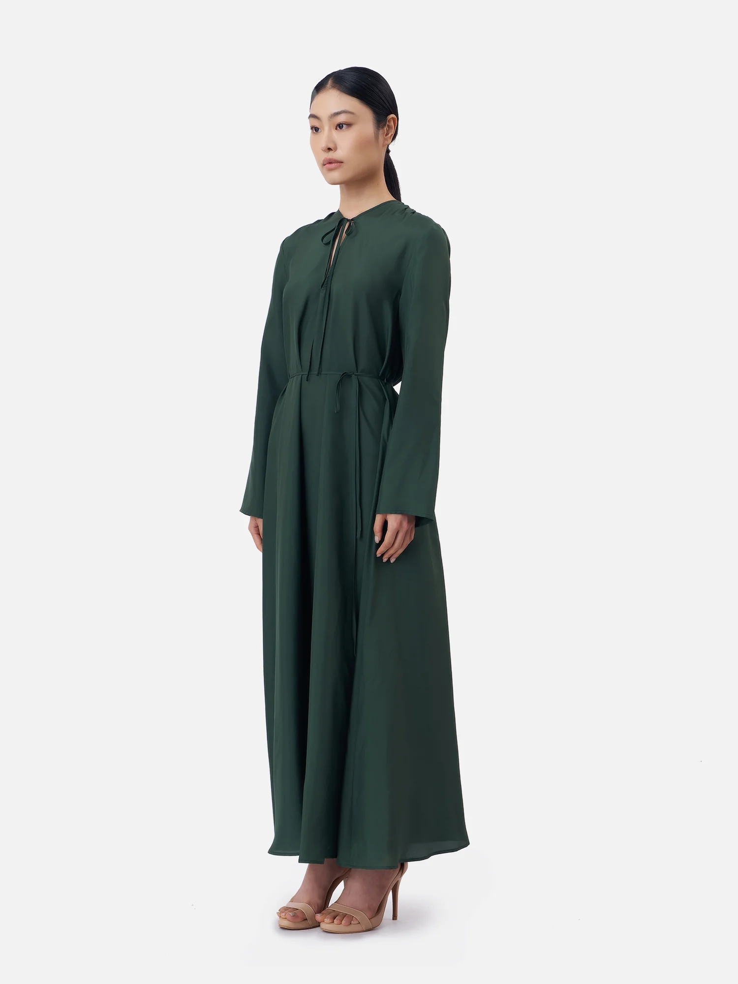 Silk Maxi Dress - Image 5