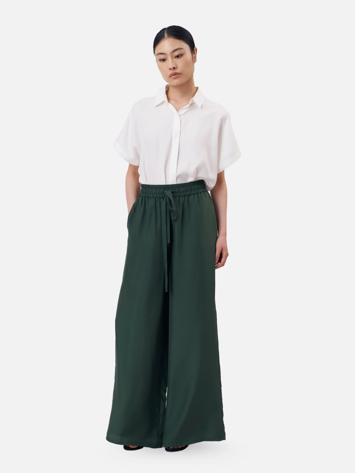 Silk Palazzo Pants - Image 4