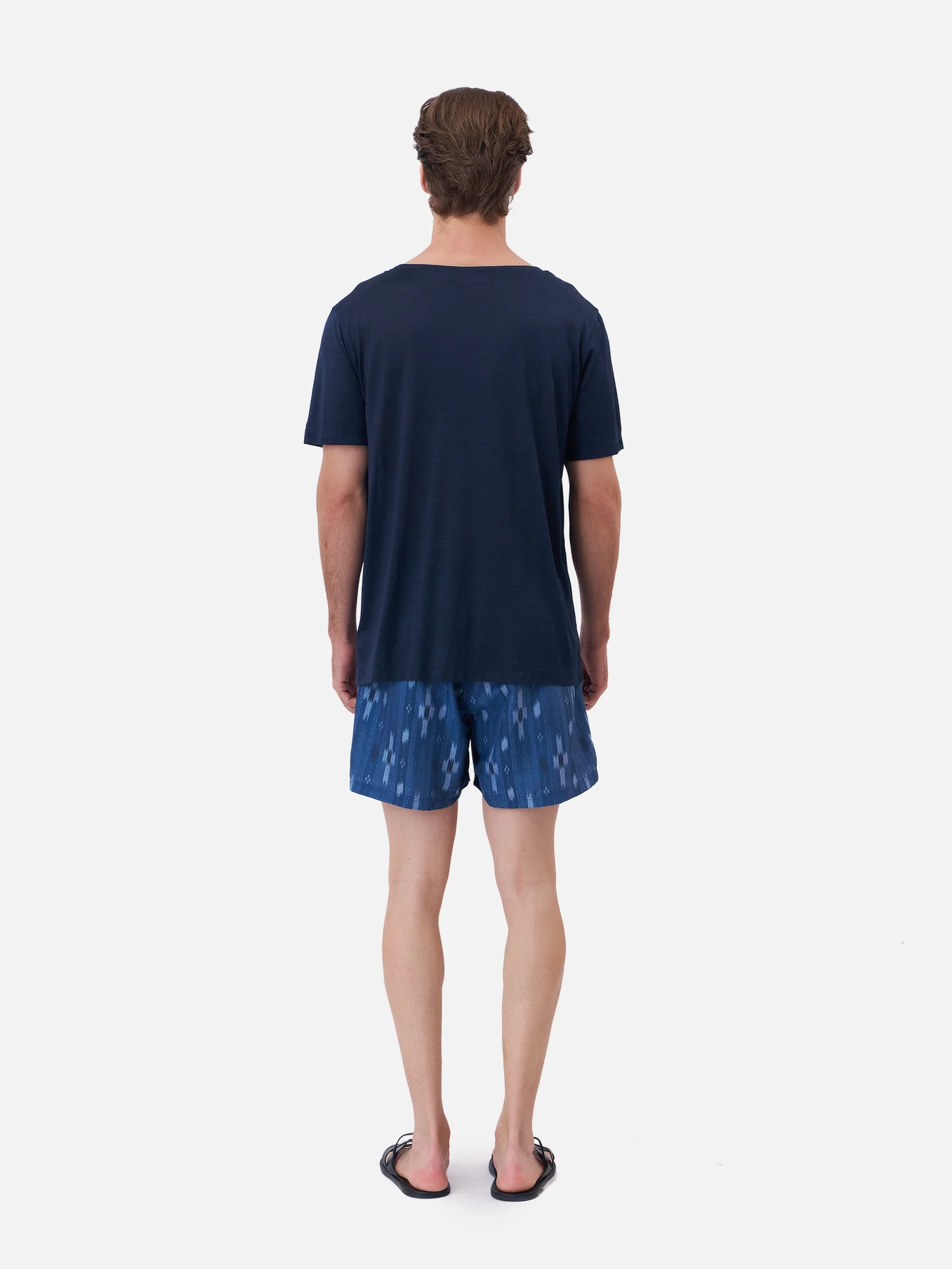 Silk/Rayon Half Placket T-Shirt - Image 5