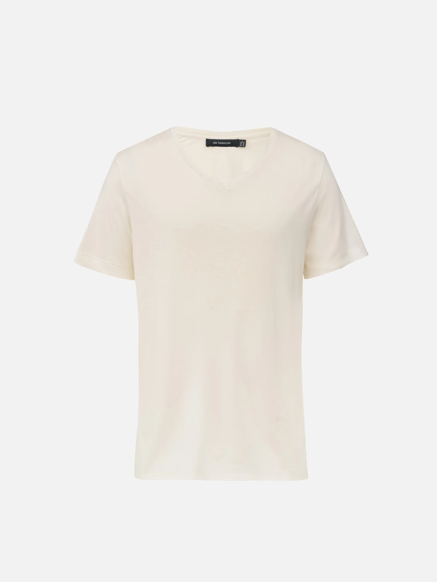 Silk V-Neck T-Shirt - Image 2