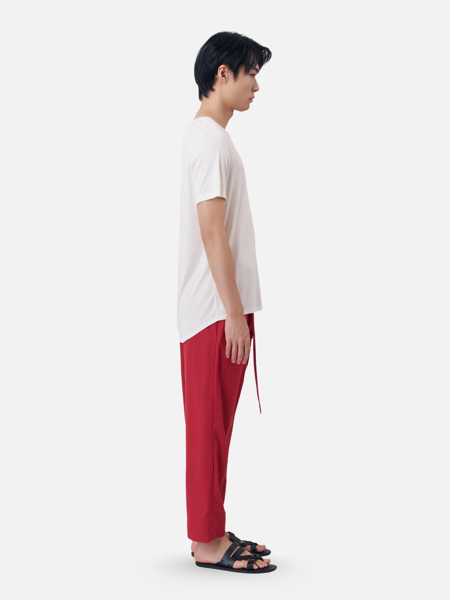 Silk V-Neck T-Shirt - Image 3