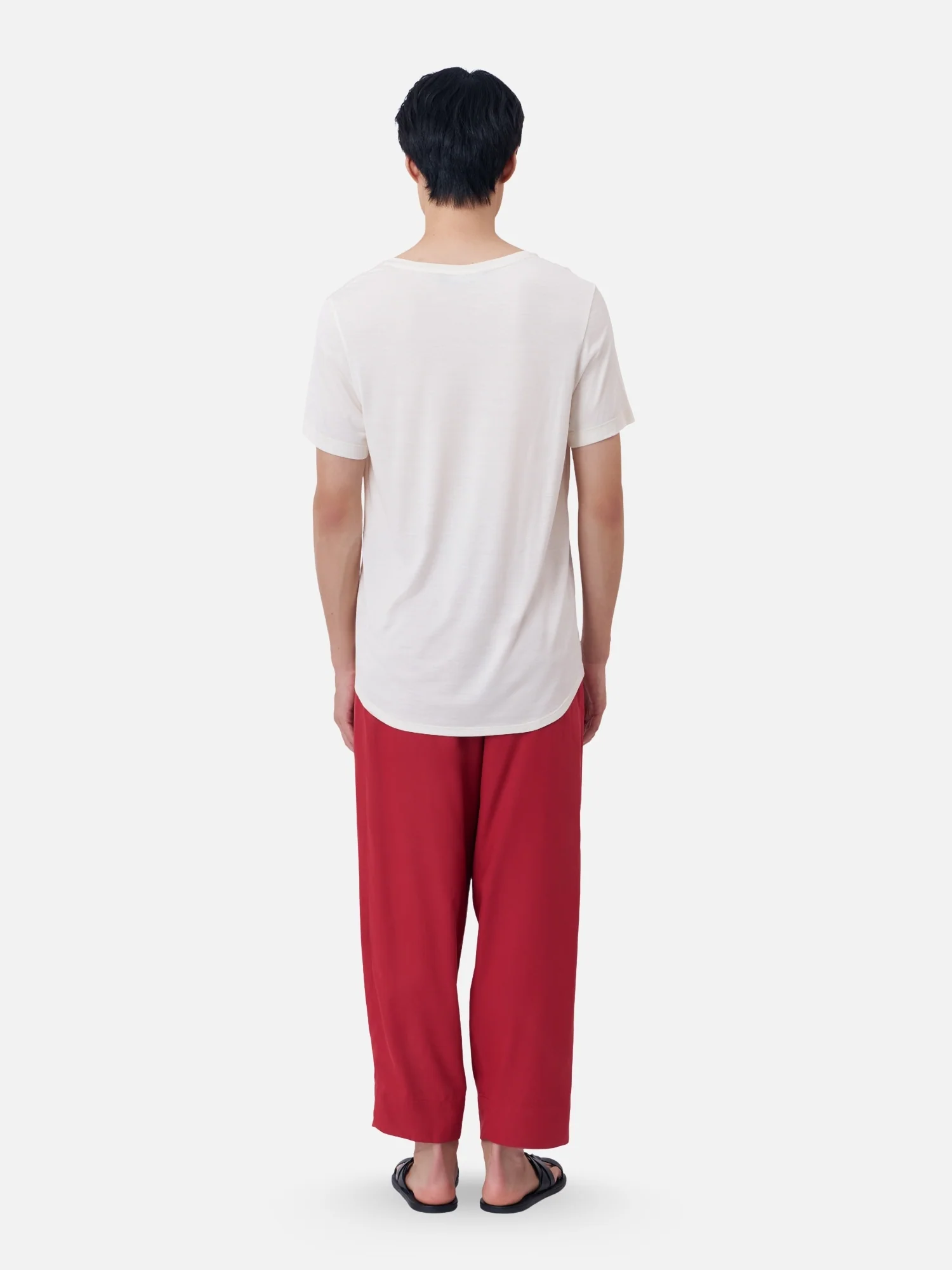 Silk V-Neck T-Shirt - Image 5