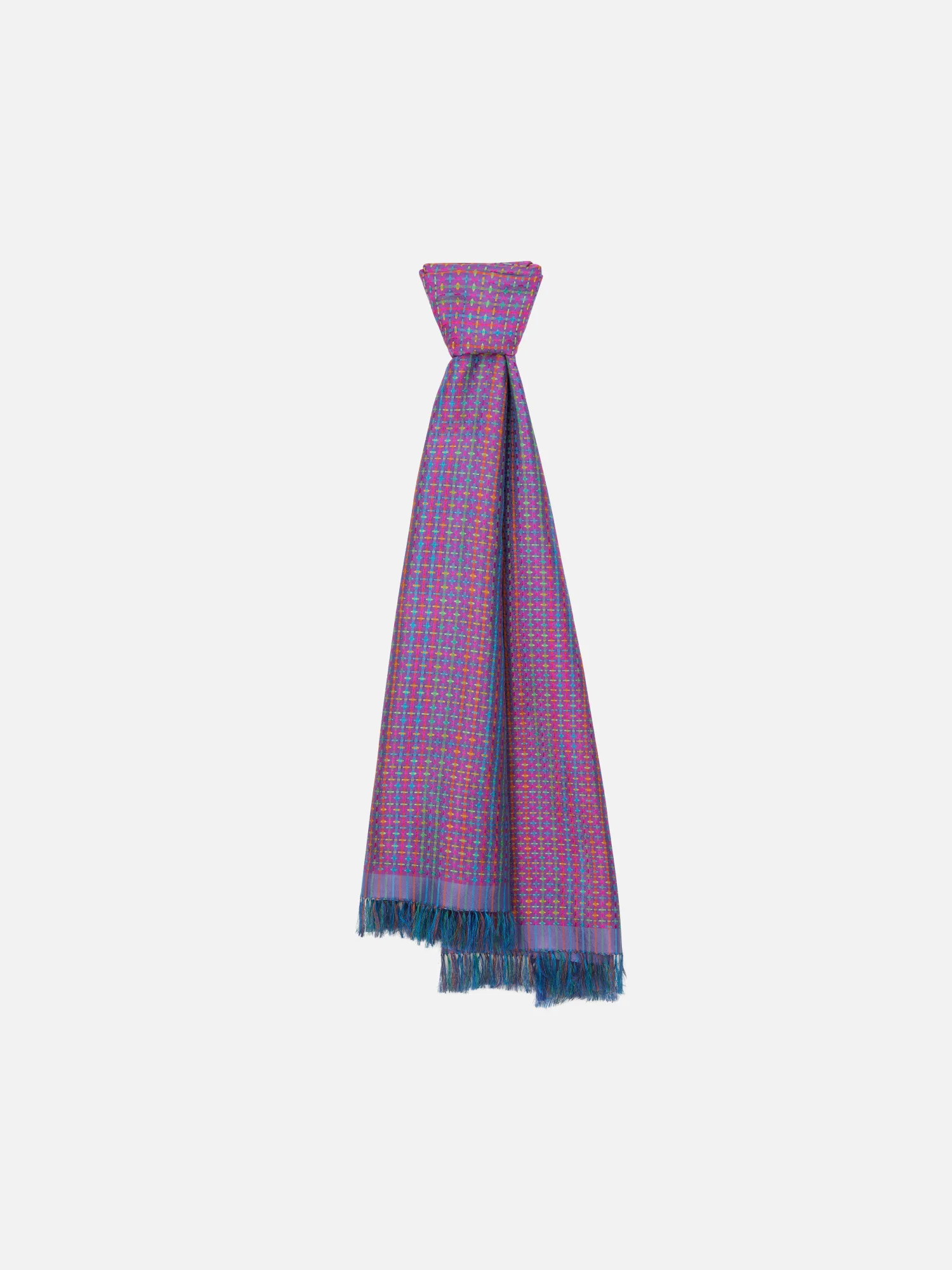Sparkle Star Handwoven Silk Scarf - Image 4