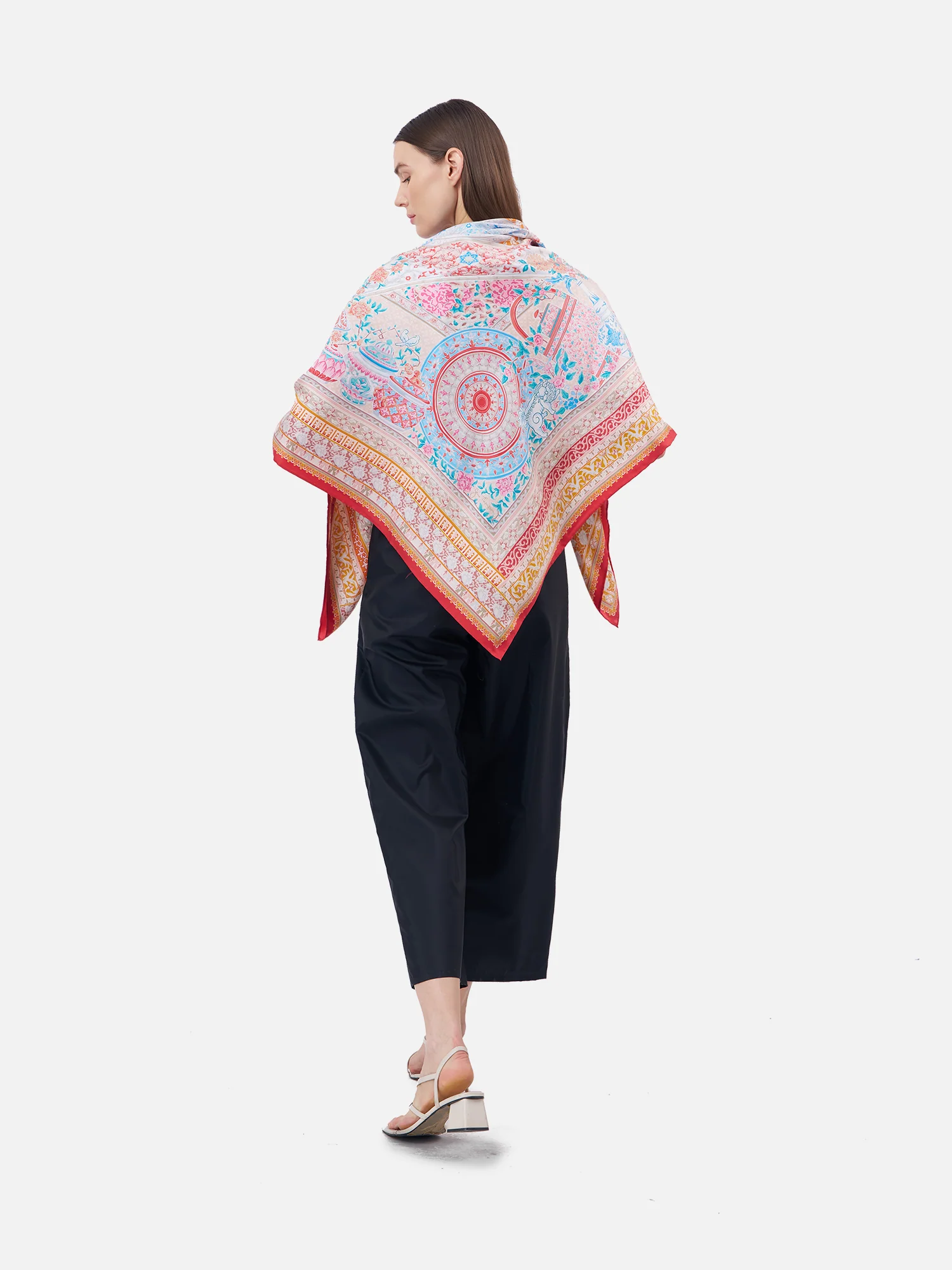 Story of Pottery Silk Scarf - Image 3