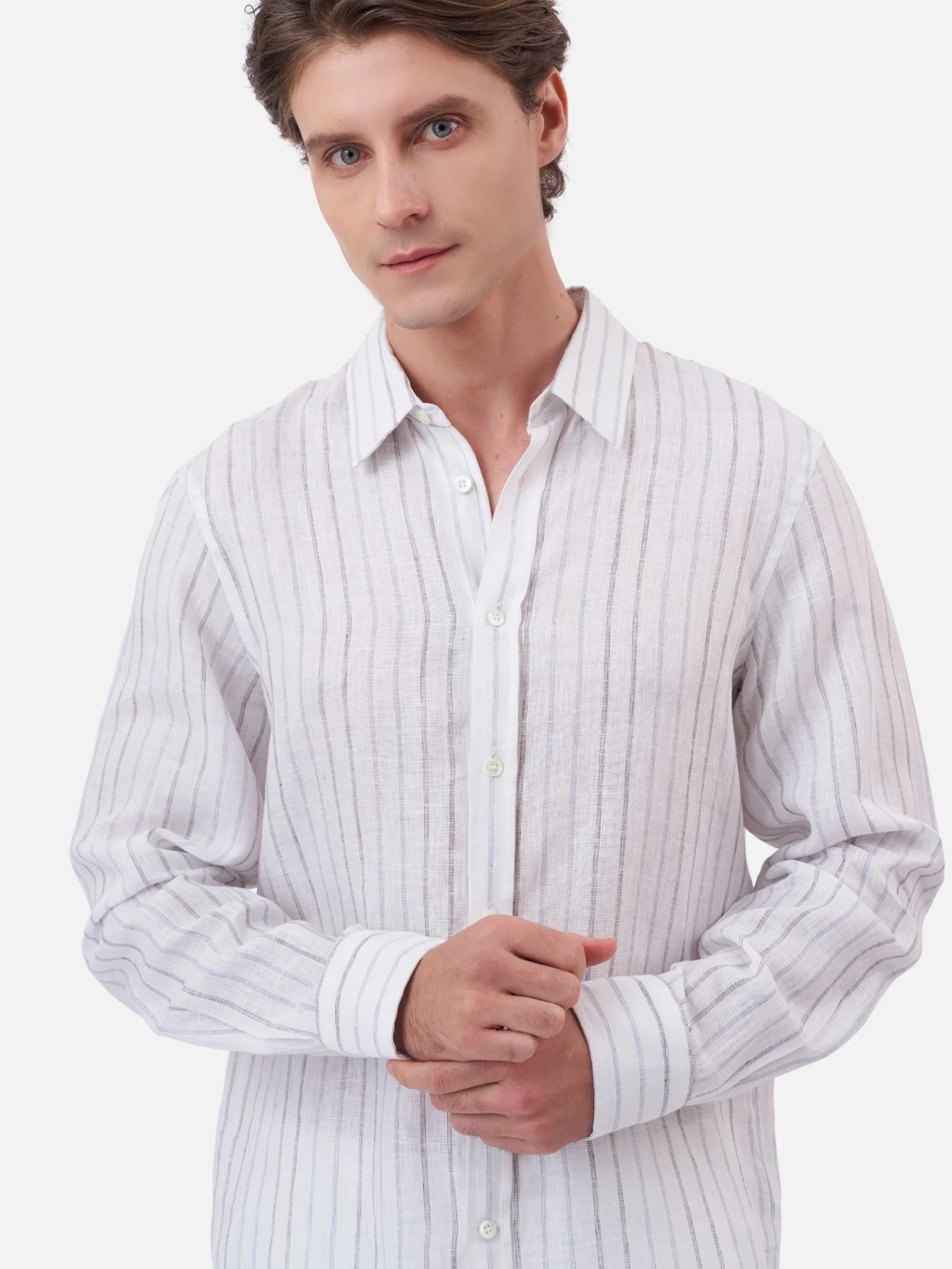 Stripe Classic Long Sleeve Shirt - Image 3