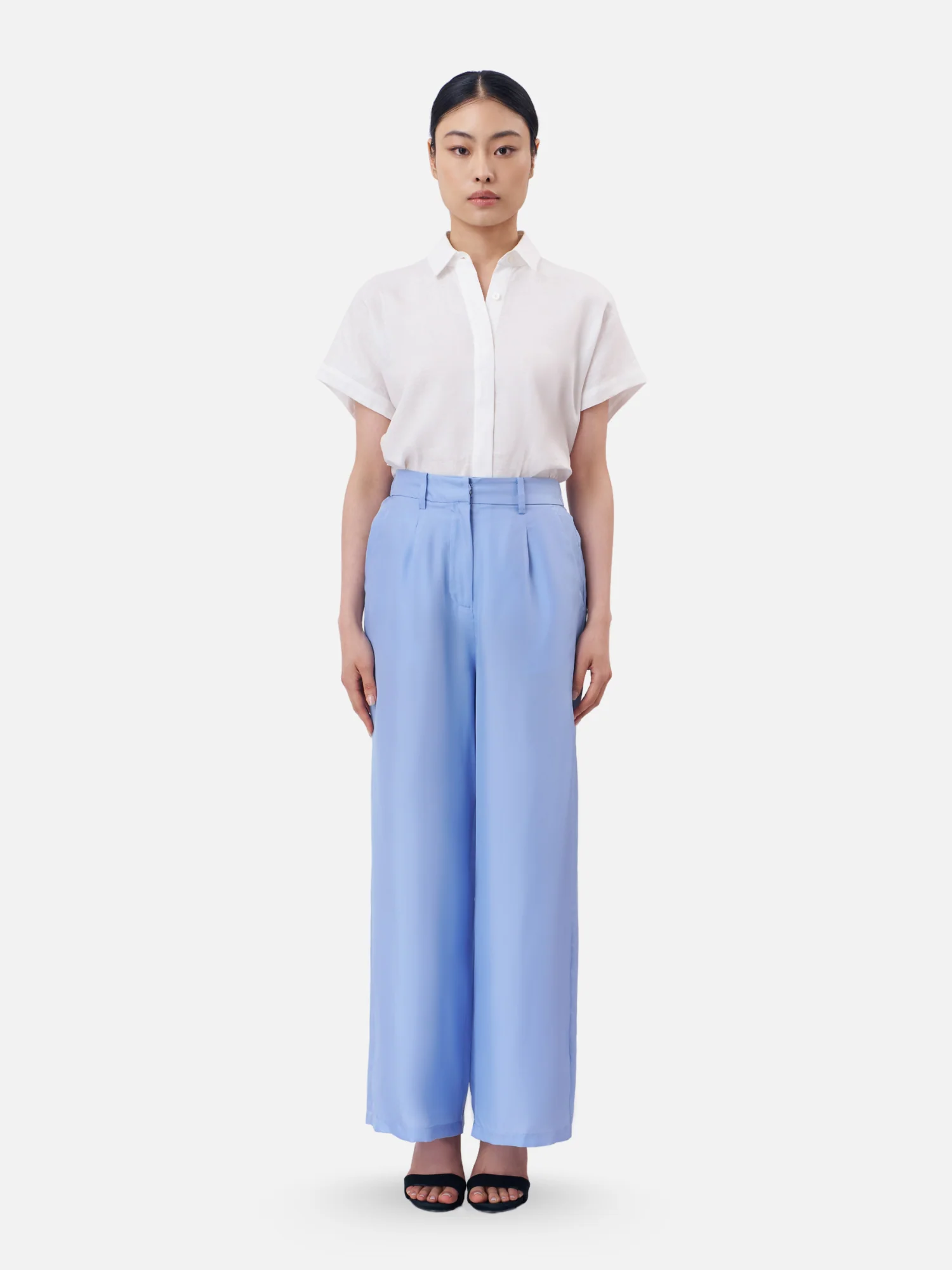 Tailored Culottes with Front Pleat - Image 5